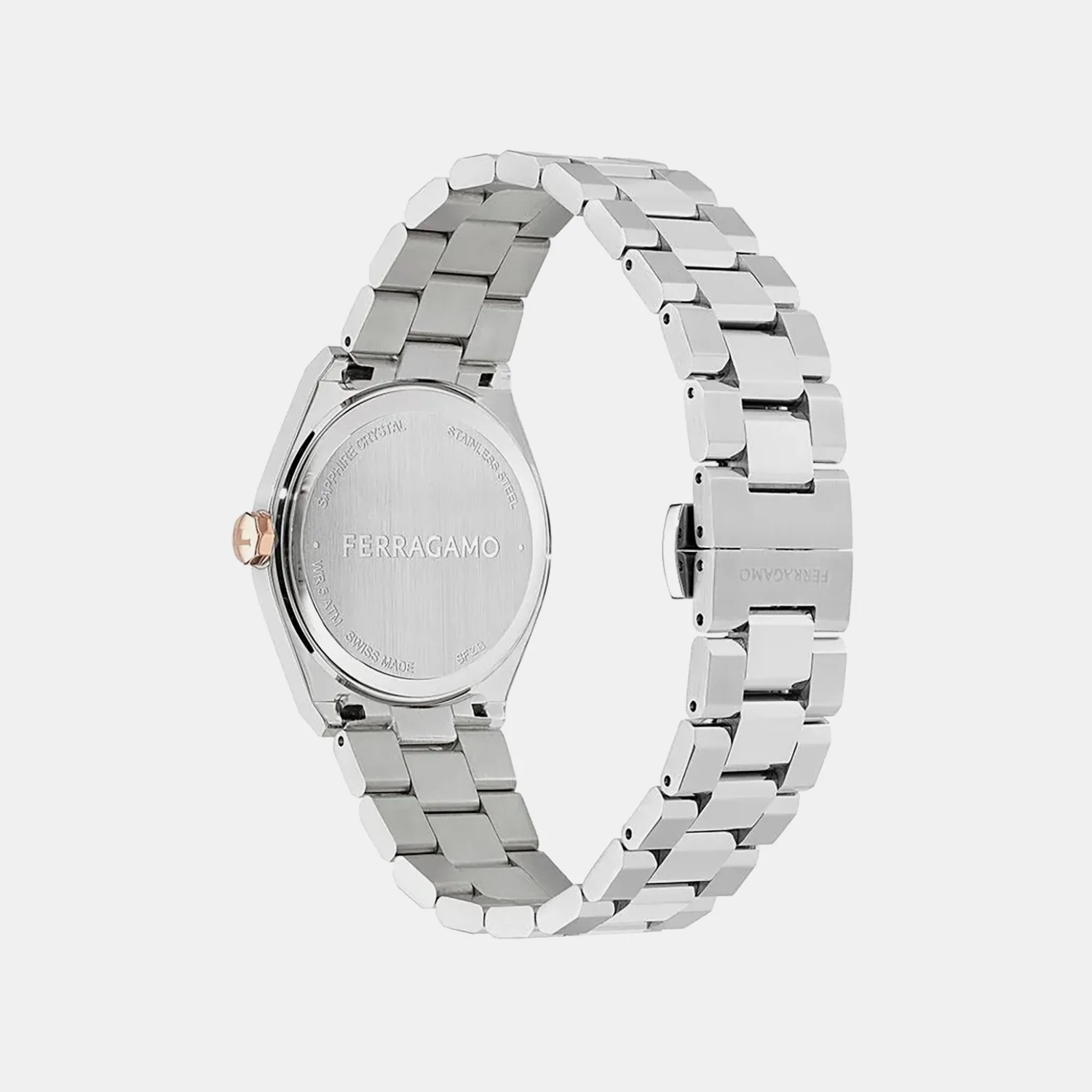 Women Quartz Silver White Dial Analog Stainless Steel Watch SFZB00224 - Image 4