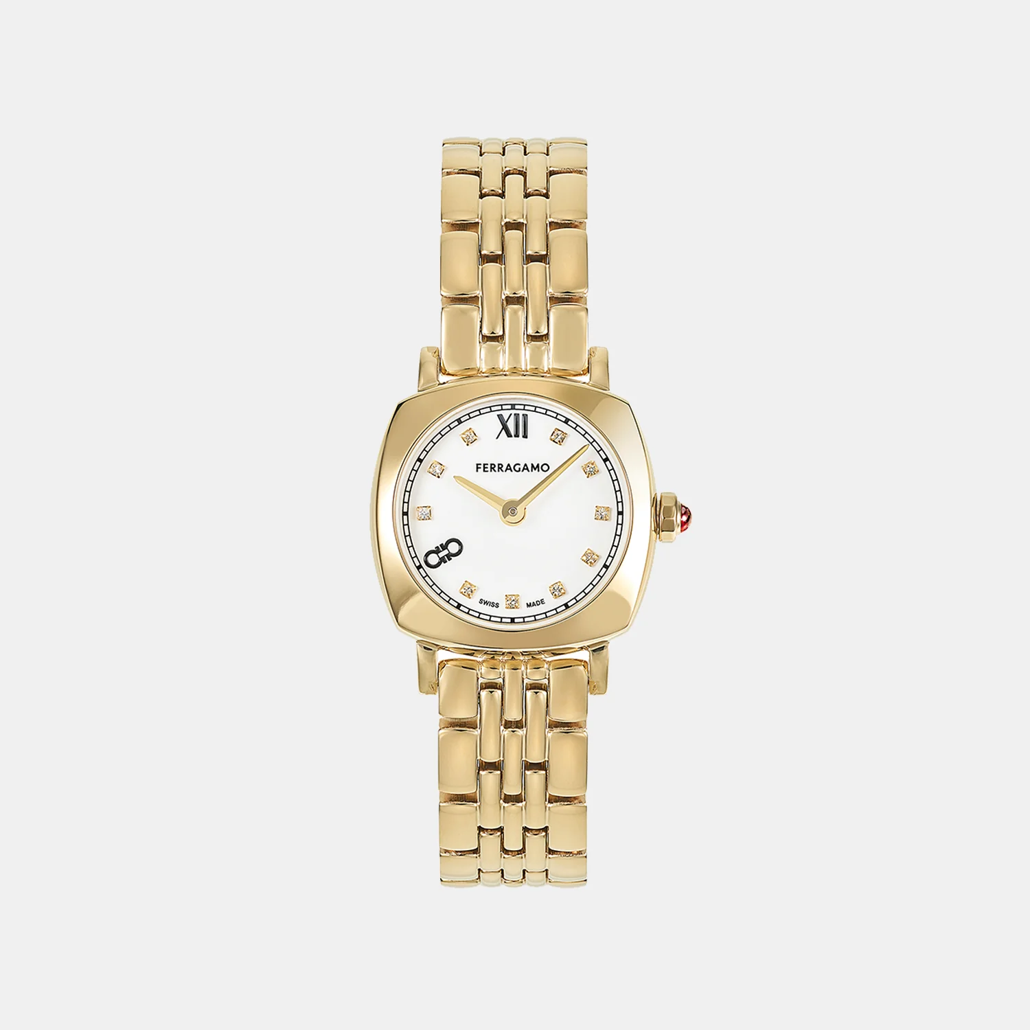 Women Quartz White Dial Analog Stainless Steel Watch SFKU00623