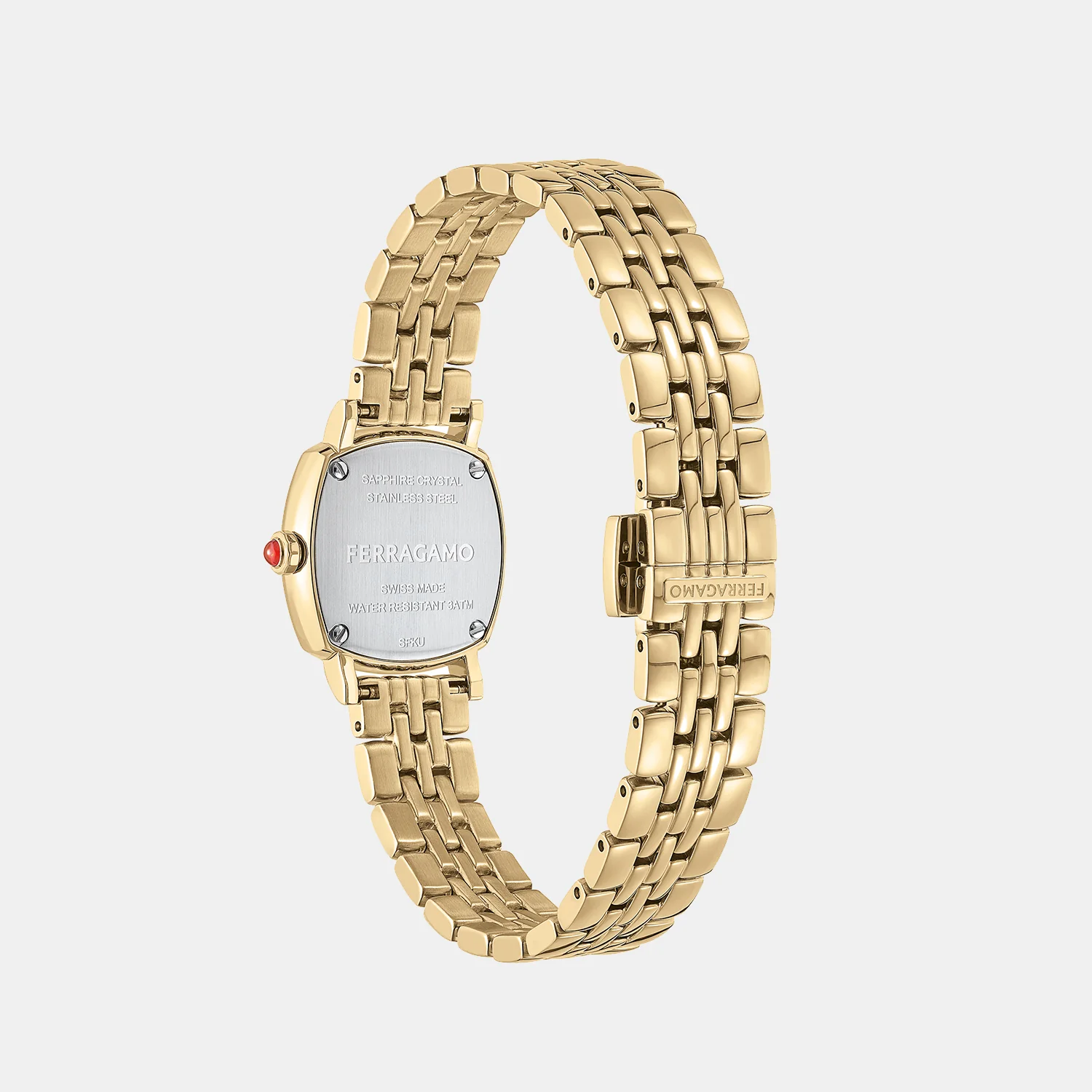 Women Quartz White Dial Analog Stainless Steel Watch SFKU00623 - Image 3