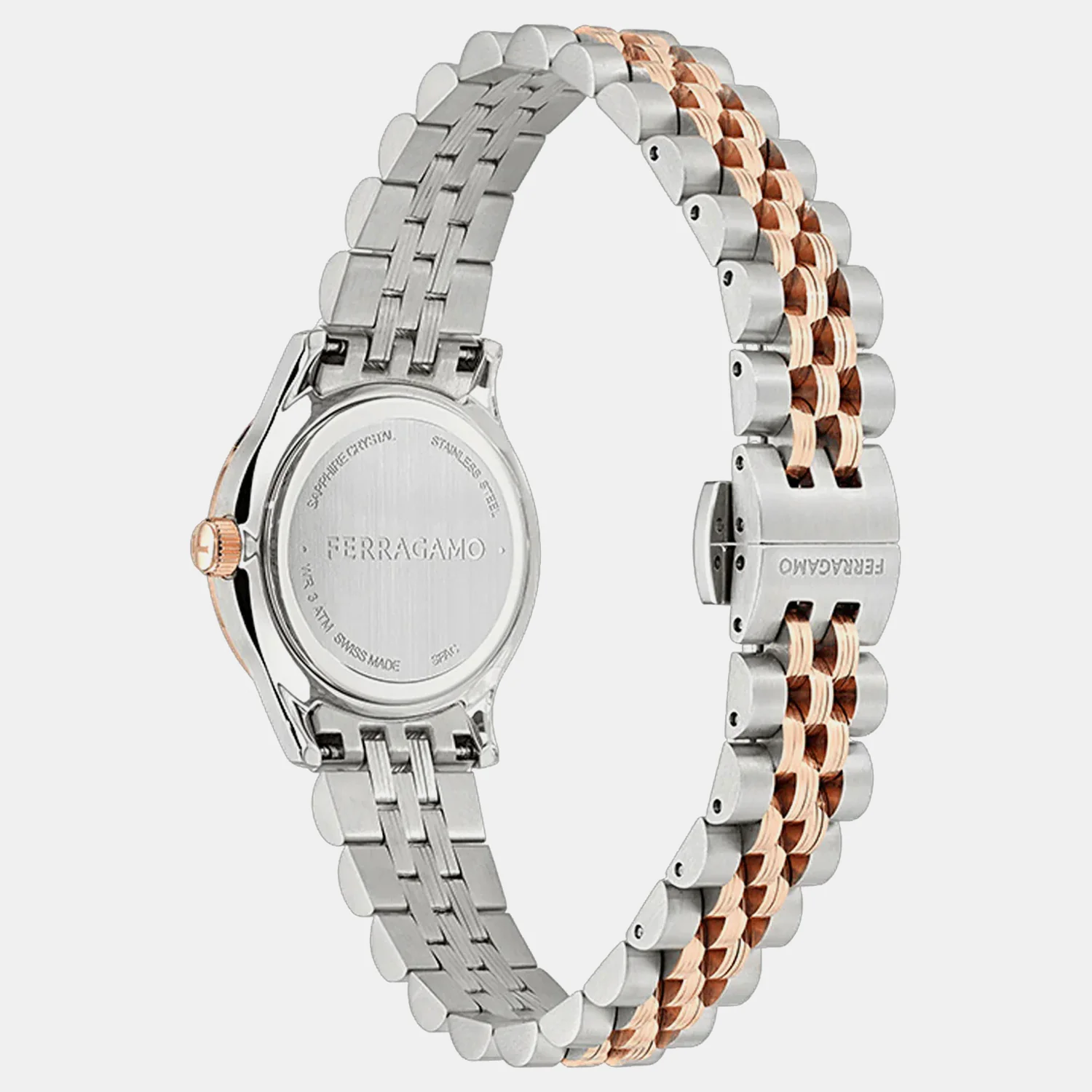 Women Quartz Silver Dial Analog Stainless Steel Watch SFAC00224 - Image 5