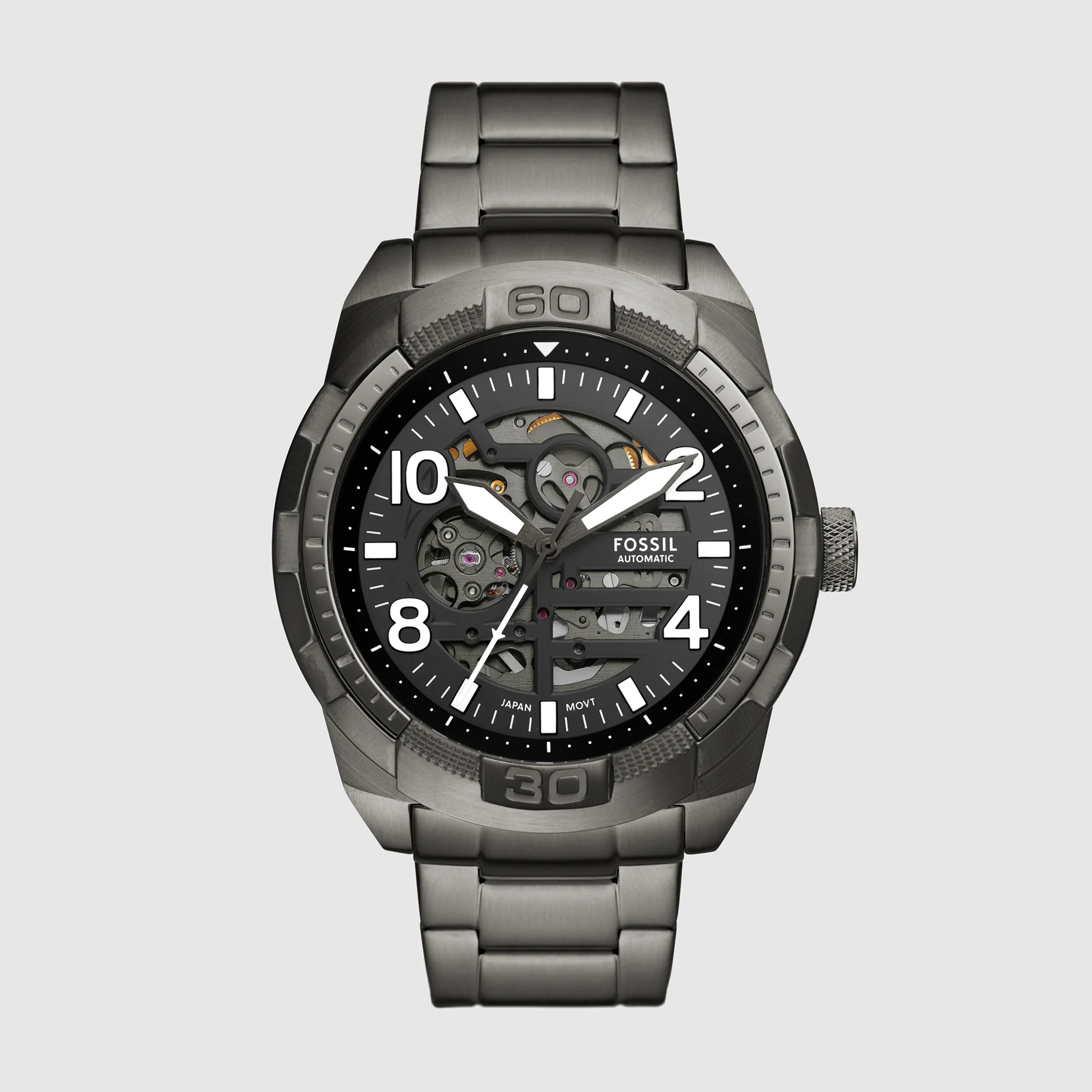 Bronson Men Automatic Black Dial Analog Stainless Steel Watch ME3255 - Image 2
