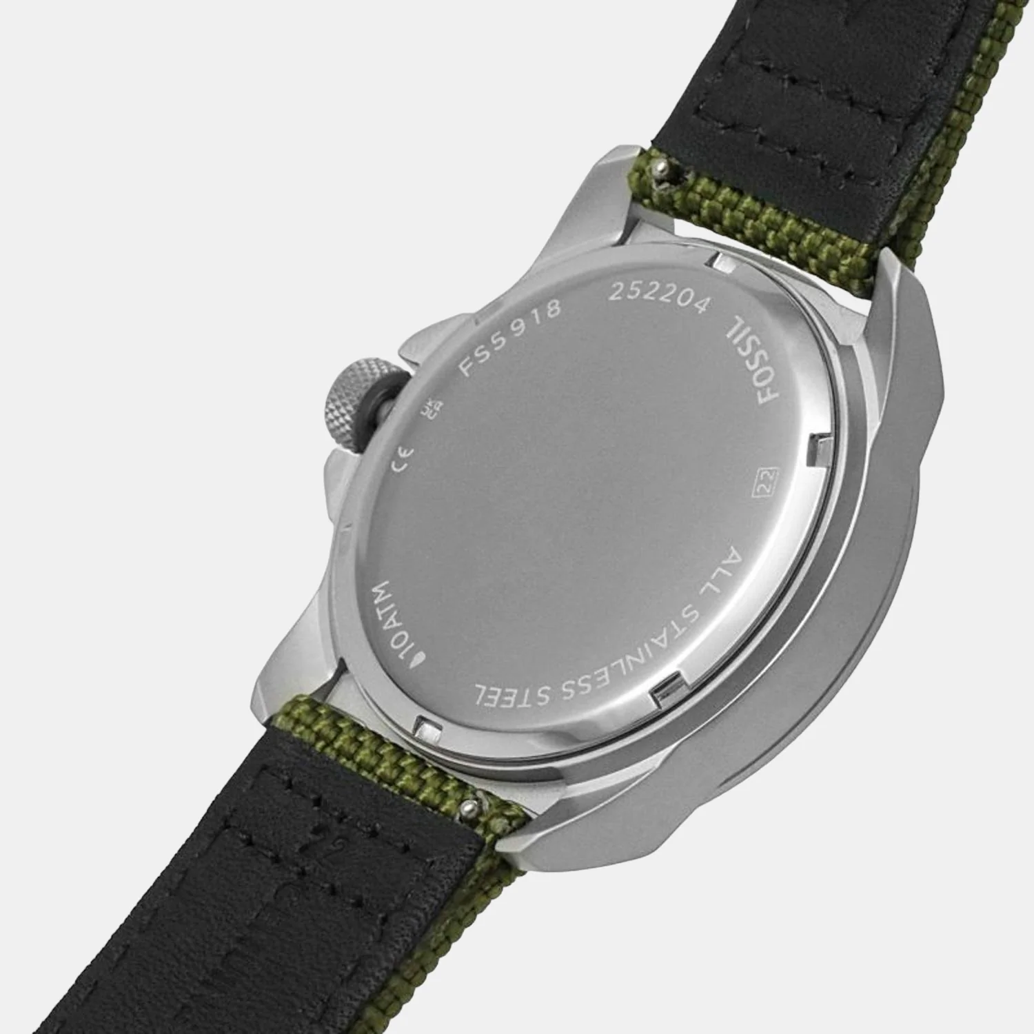 Bronson Men Quartz Silver Dial Analog Nylon Watch FS5918 - Image 6