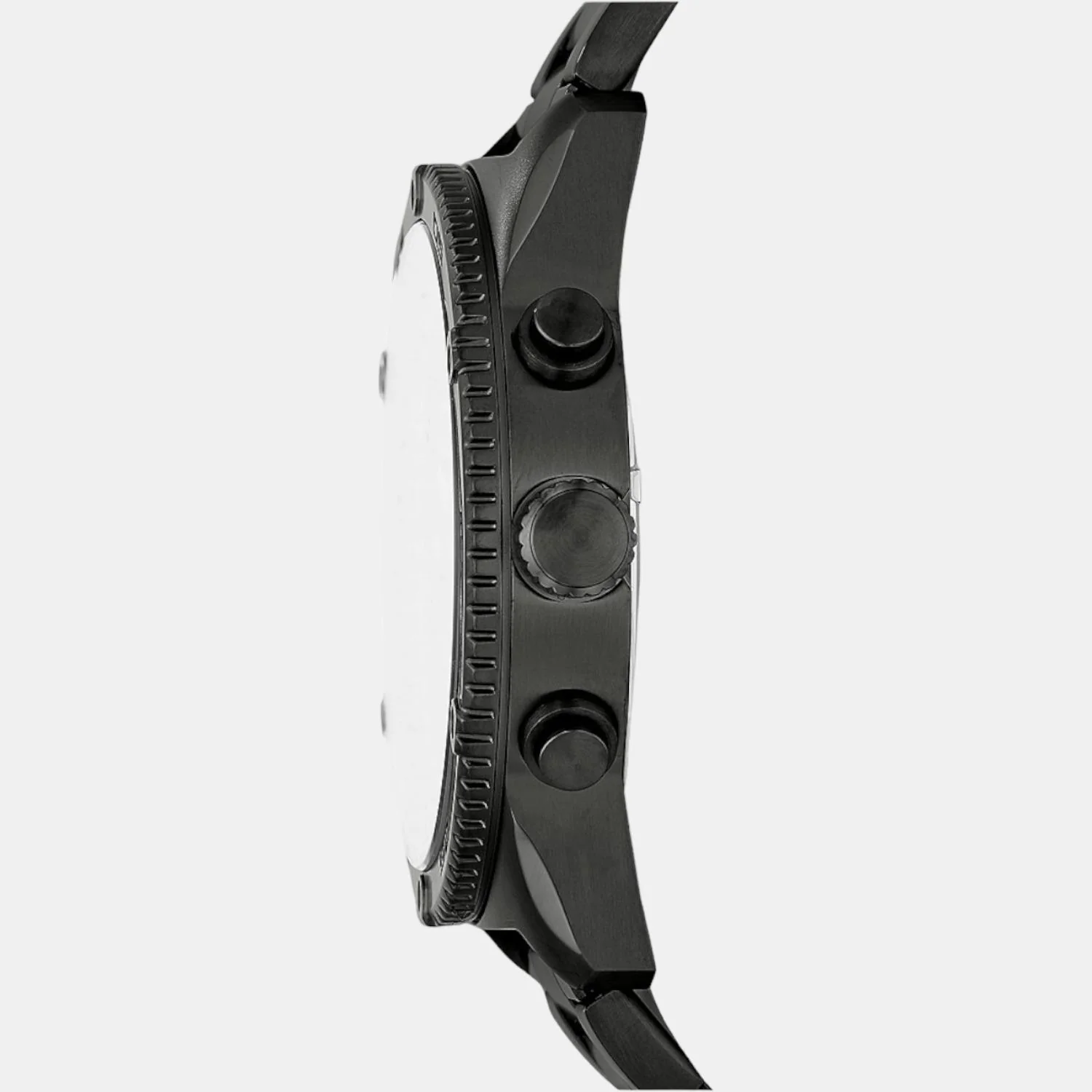 Brox Men Quartz Black Dial Chronograph Stainless Steel Watch BQ2532 - Image 2