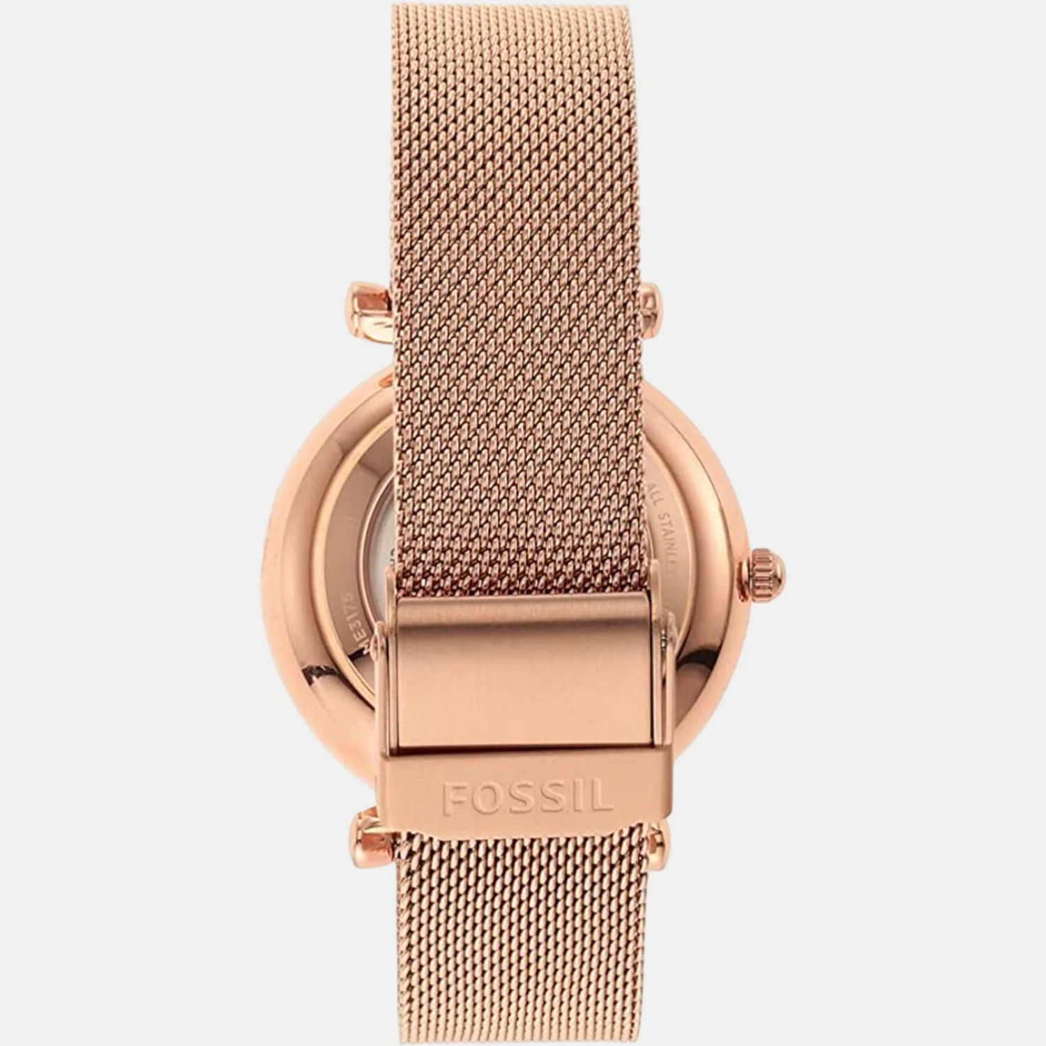 Carlie Women Automatic Rose Gold Dial Analog Mesh Watch ME3175 - Image 3