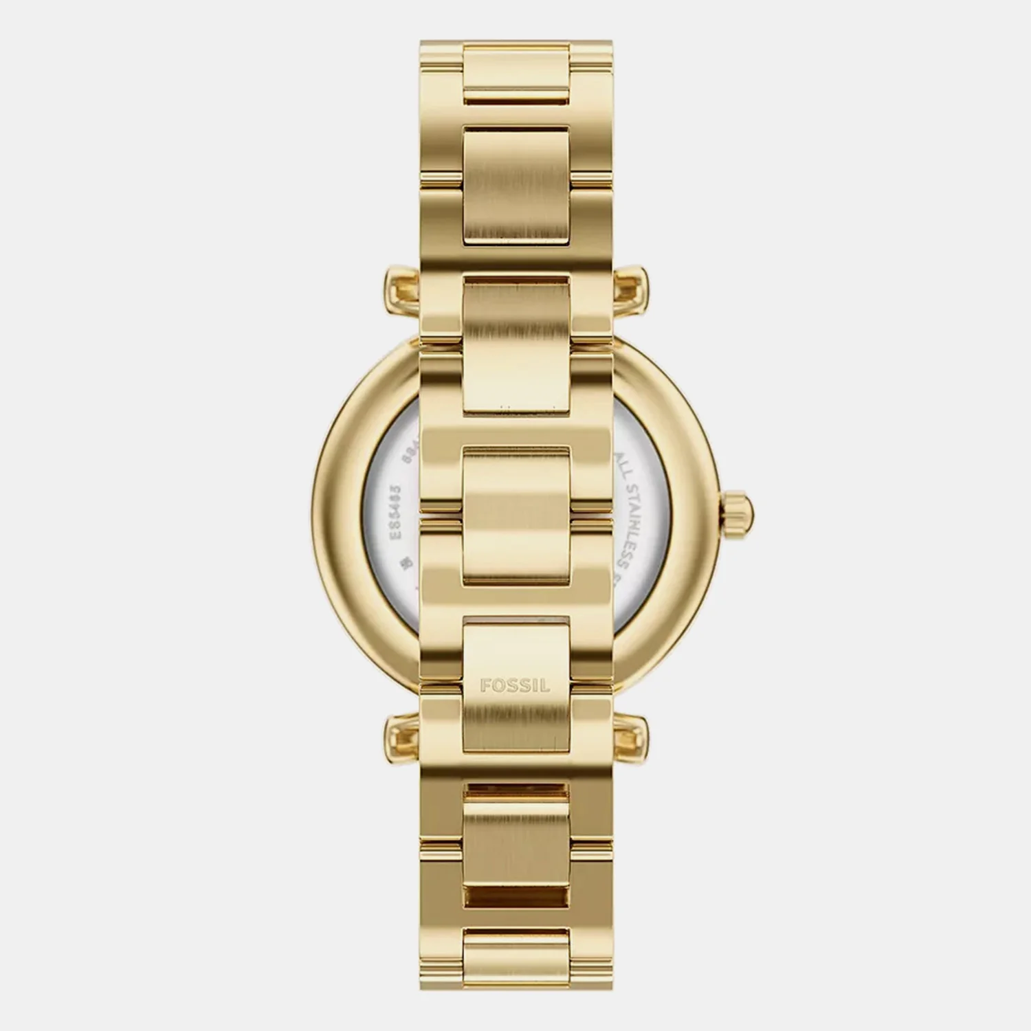 Carlie Women Quartz Gold Dial Analog Stainless Steel Watch ES5465 - Image 5