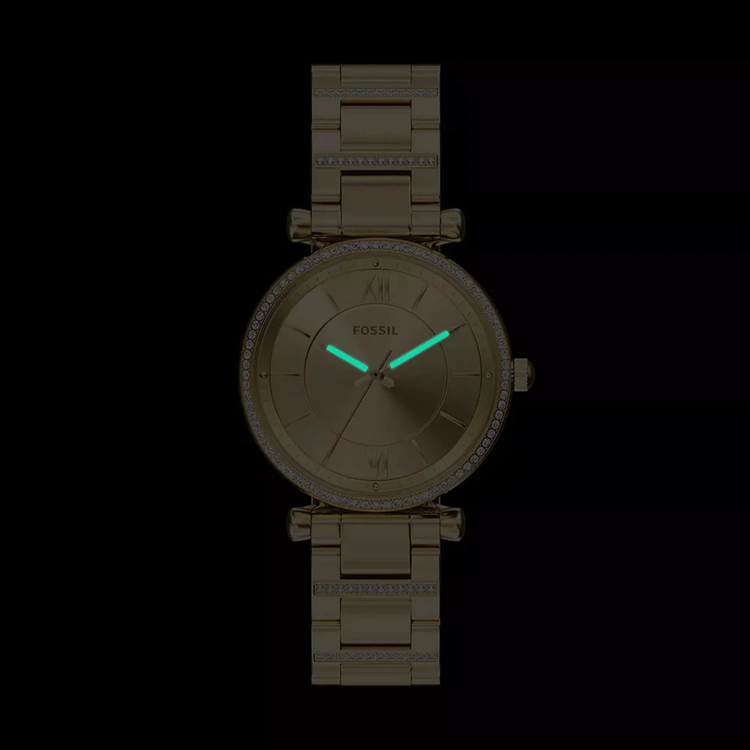 Carlie Women Quartz Gold Dial Analog Stainless Steel Watch ES5465 - Image 7