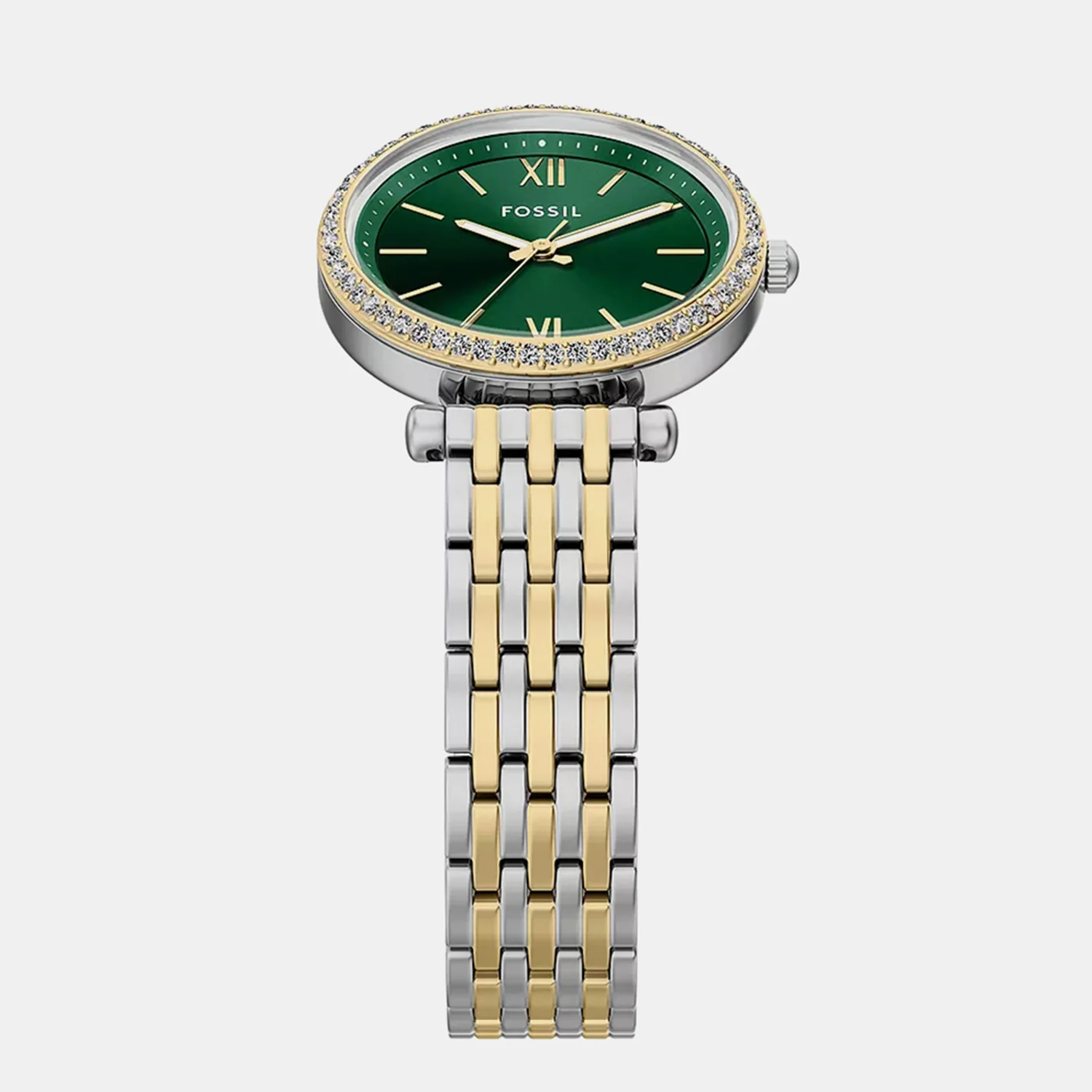 Carlie Women Quartz Green Dial Analog Stainless Steel Watch ES5439 - Image 4
