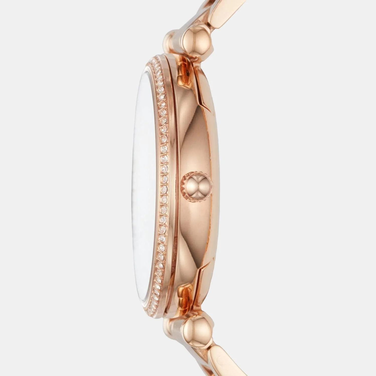 Carlie Women Quartz Rose Gold Dial Analog Stainless Steel Watch ES4301 - Image 2