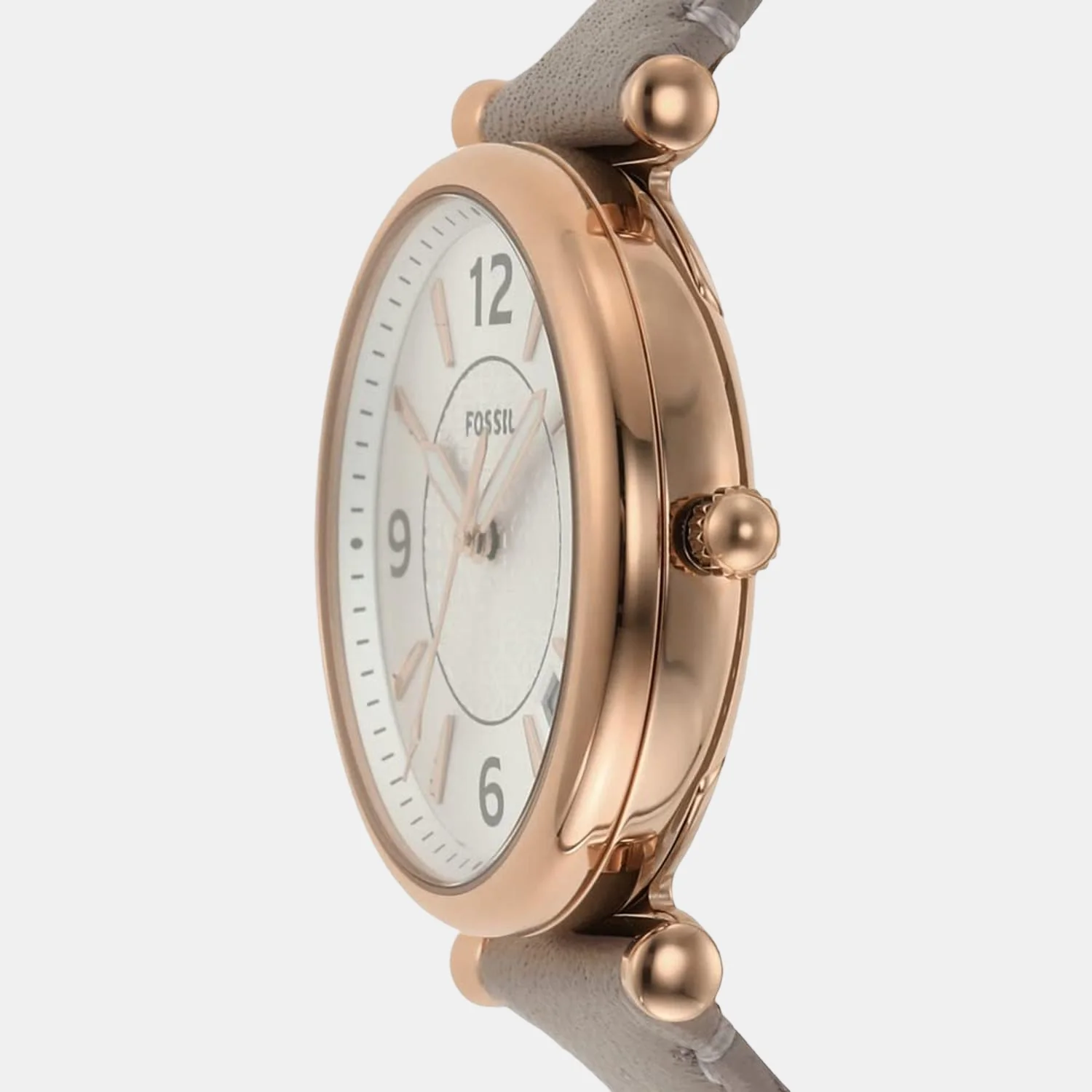 Carlie Women Quartz Silver Dial Analog Leather Watch ES5161 - Image 2