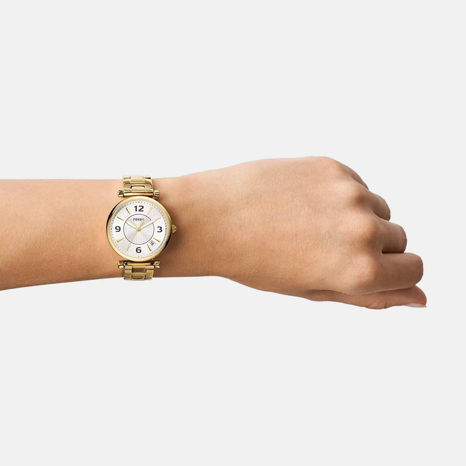 Carlie Women Quartz Silver Dial Analog Stainless Steel Watch ES5159 - Image 4