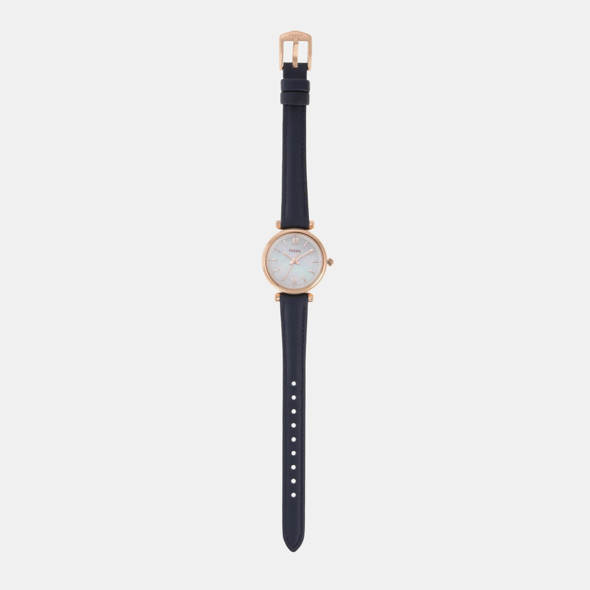 Carlie Women Quartz Two Tone Dial Analog Leather Watch ES4502 - Image 10