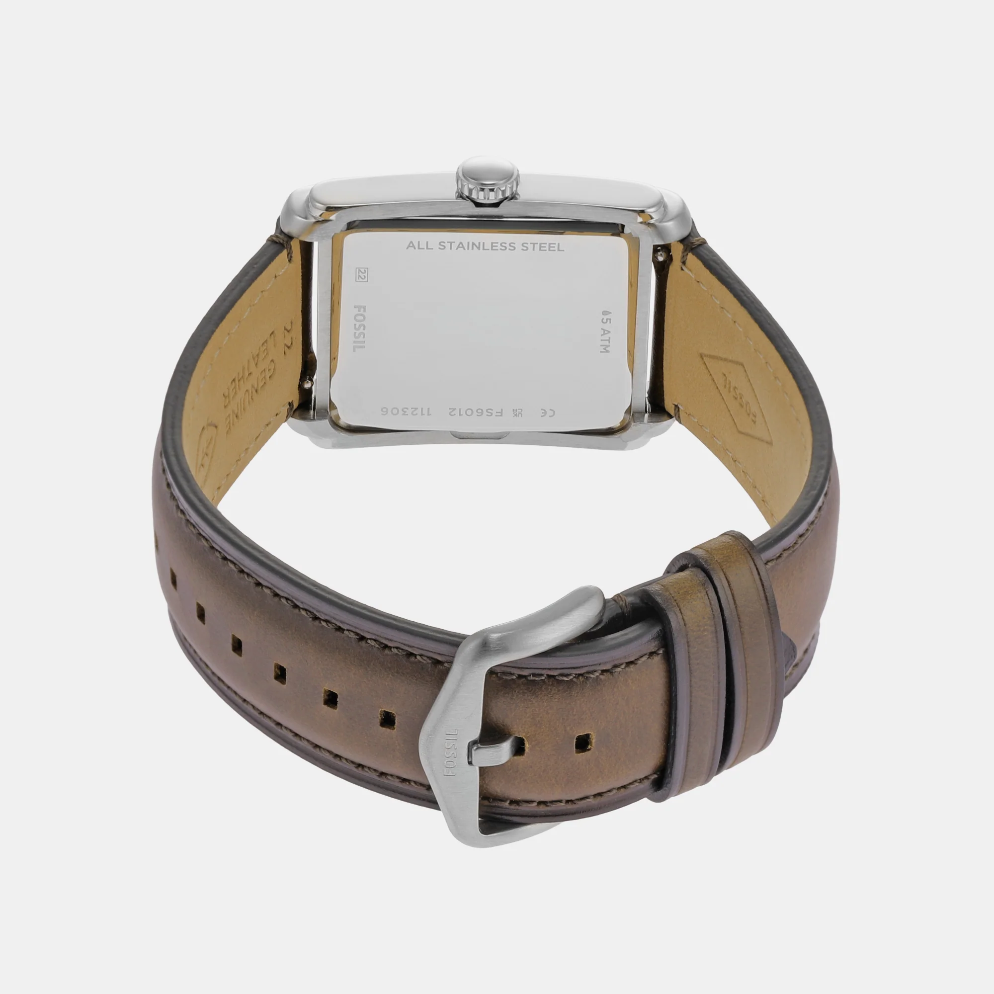 Carraway Men Quartz Cream Dial Analog Leather Watch FS6012 - Image 6
