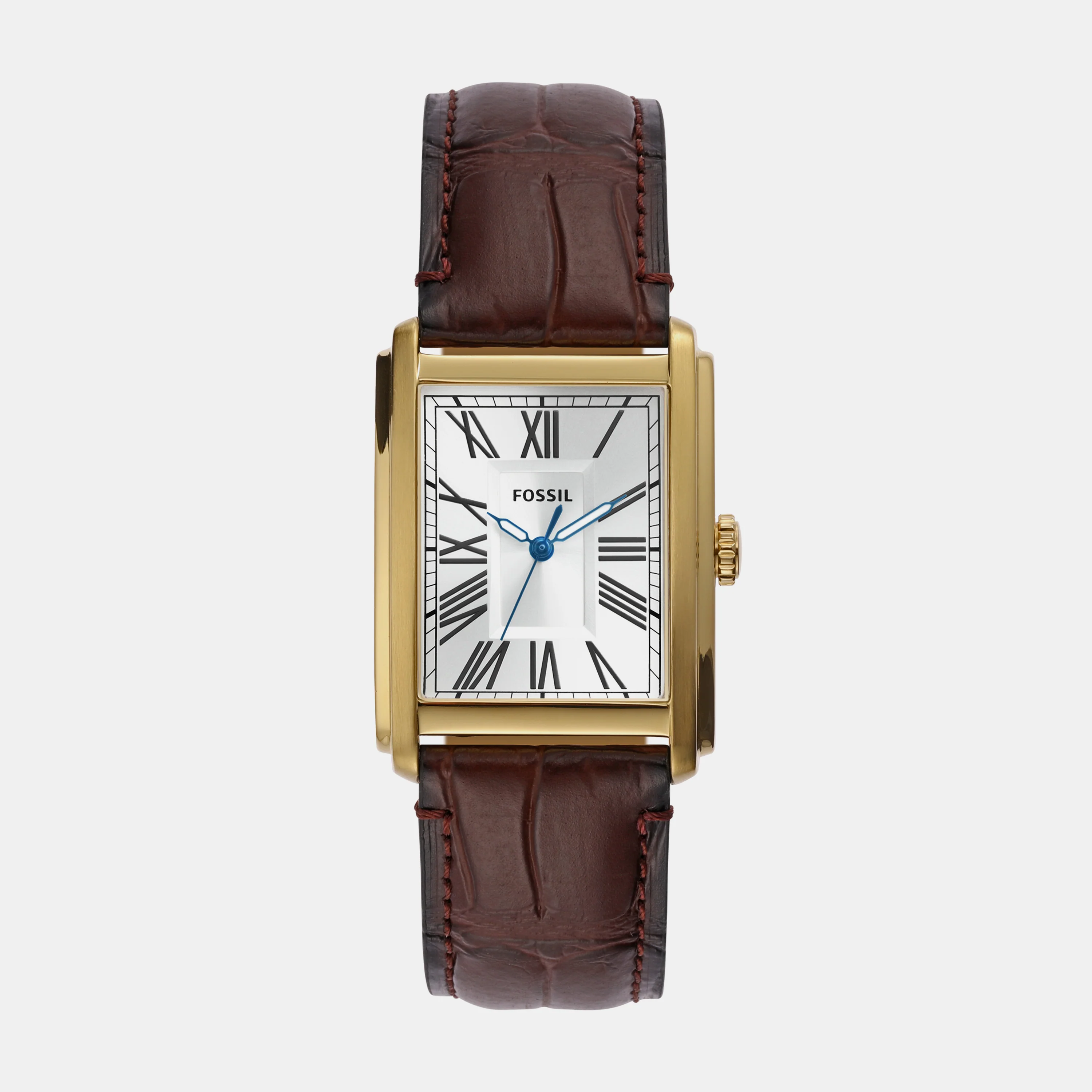 Carraway Men Quartz Silver Dial Analog Leather Watch FS6011 - Image 2