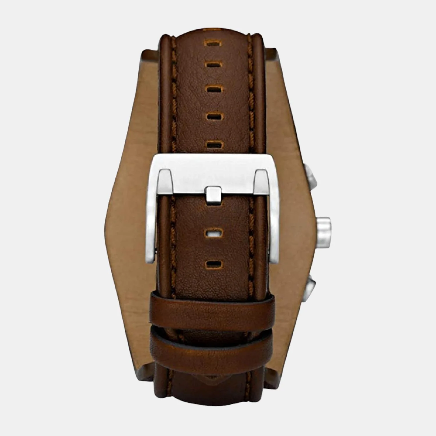 Coachman Men Quartz Two Tone Dial Chronograph Leather Watch CH2565 - Image 2