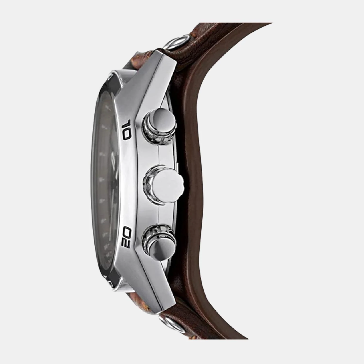 Coachman Men Quartz Two Tone Dial Chronograph Leather Watch CH2565 - Image 3