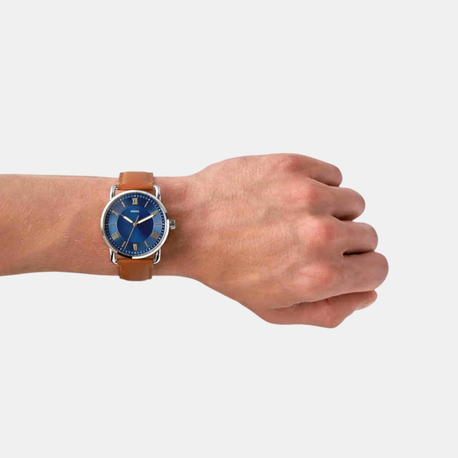 Copeland Men Quartz Blue Dial Analog Leather Watch FS5661 - Image 5