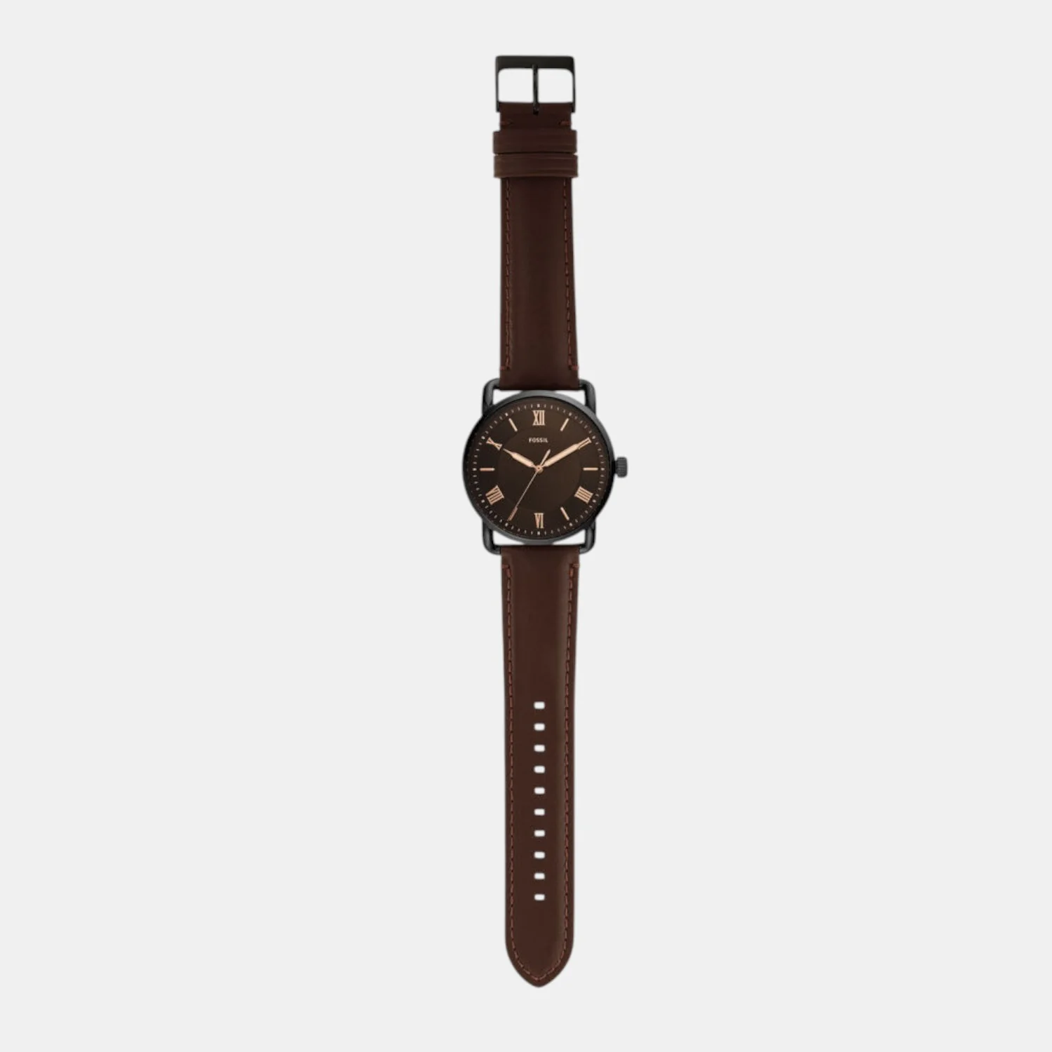 Copeland Men Quartz Brown Dial Analog Leather Watch FS5666 - Image 6