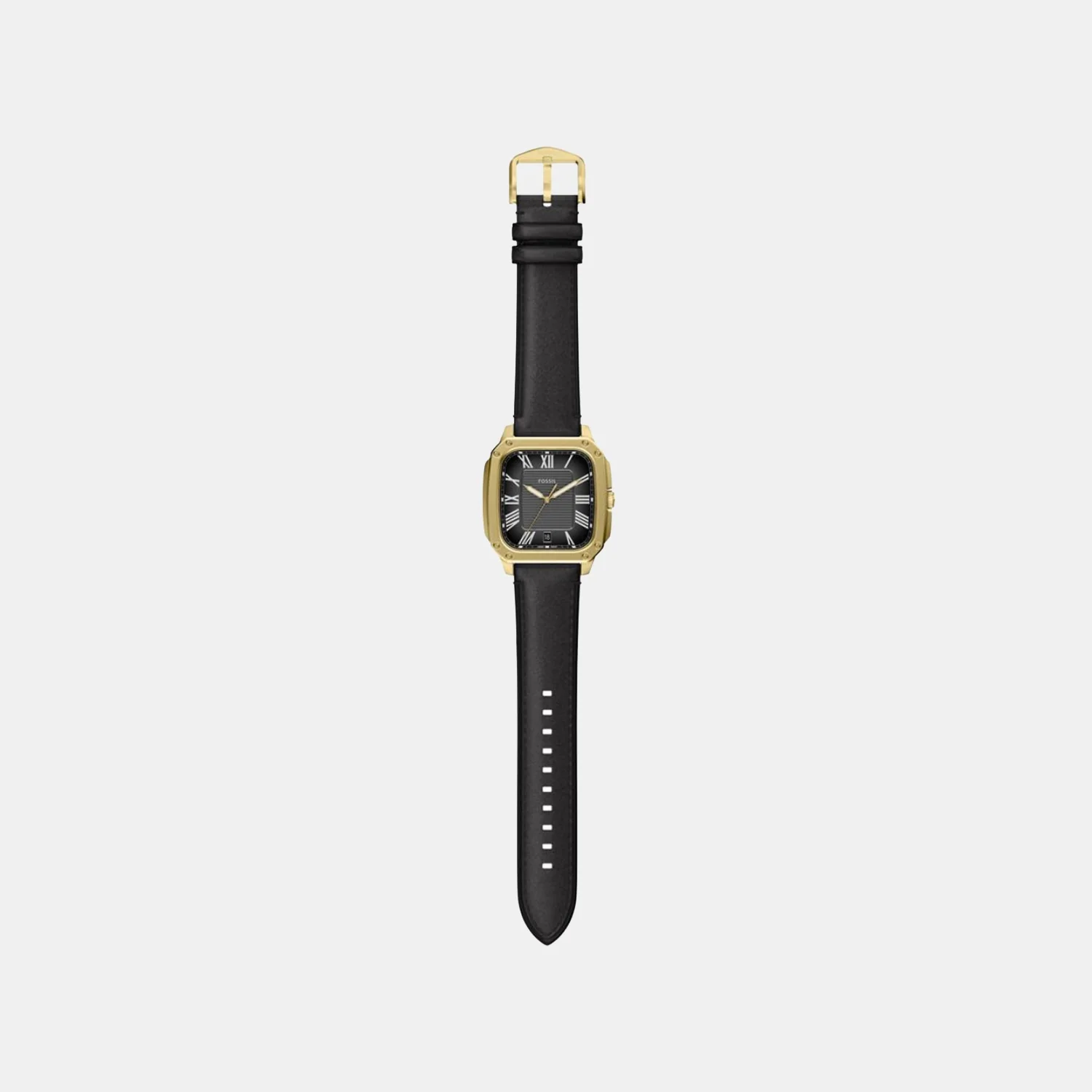 Crosby Men Quartz Black Dial Analog Leather Watch FS6151 - Image 2