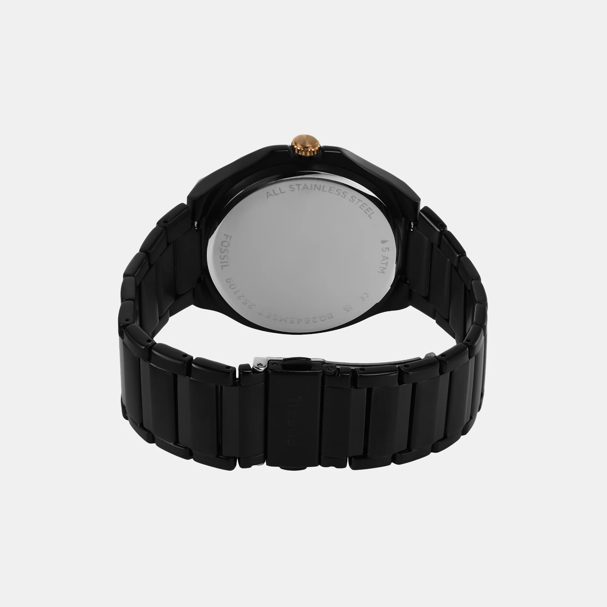 Evanston Couple Quartz Black Dial Multi-Function Stainless Steel Watch BQ2645SET - Image 6