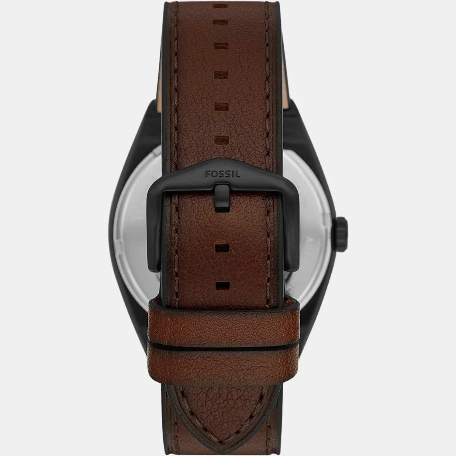 Everett Men Automatic Black Dial Analog Leather Watch ME3207 - Image 3