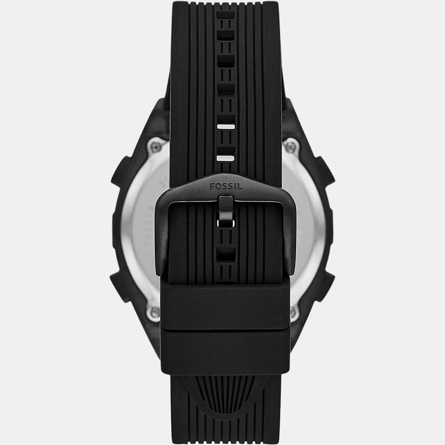 Everett Men Automatic Black Dial Digital Silicone Watch FS5859 - Image 3