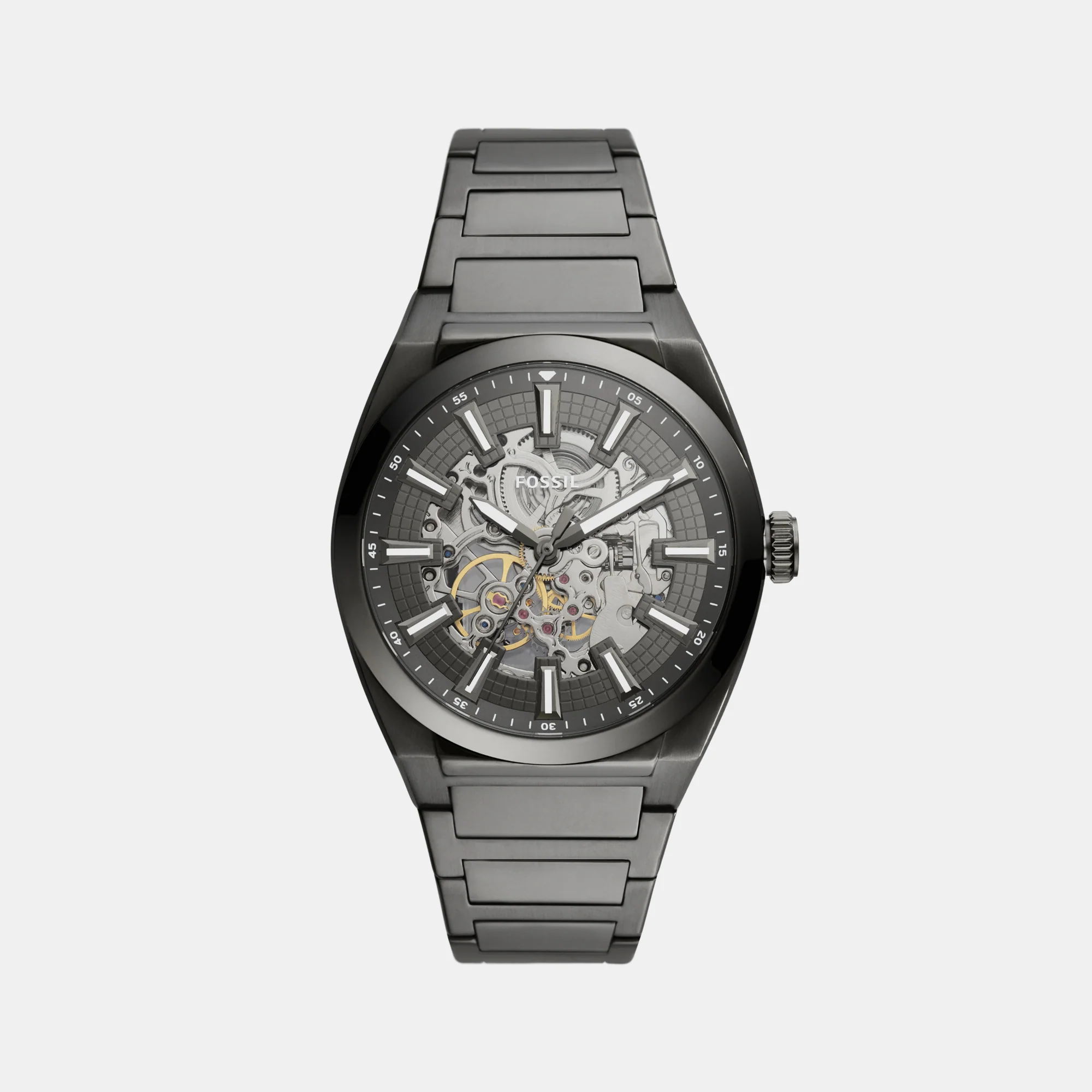 Everett Men Automatic Grey Dial Analog Stainless Steel Watch ME3206 - Image 2