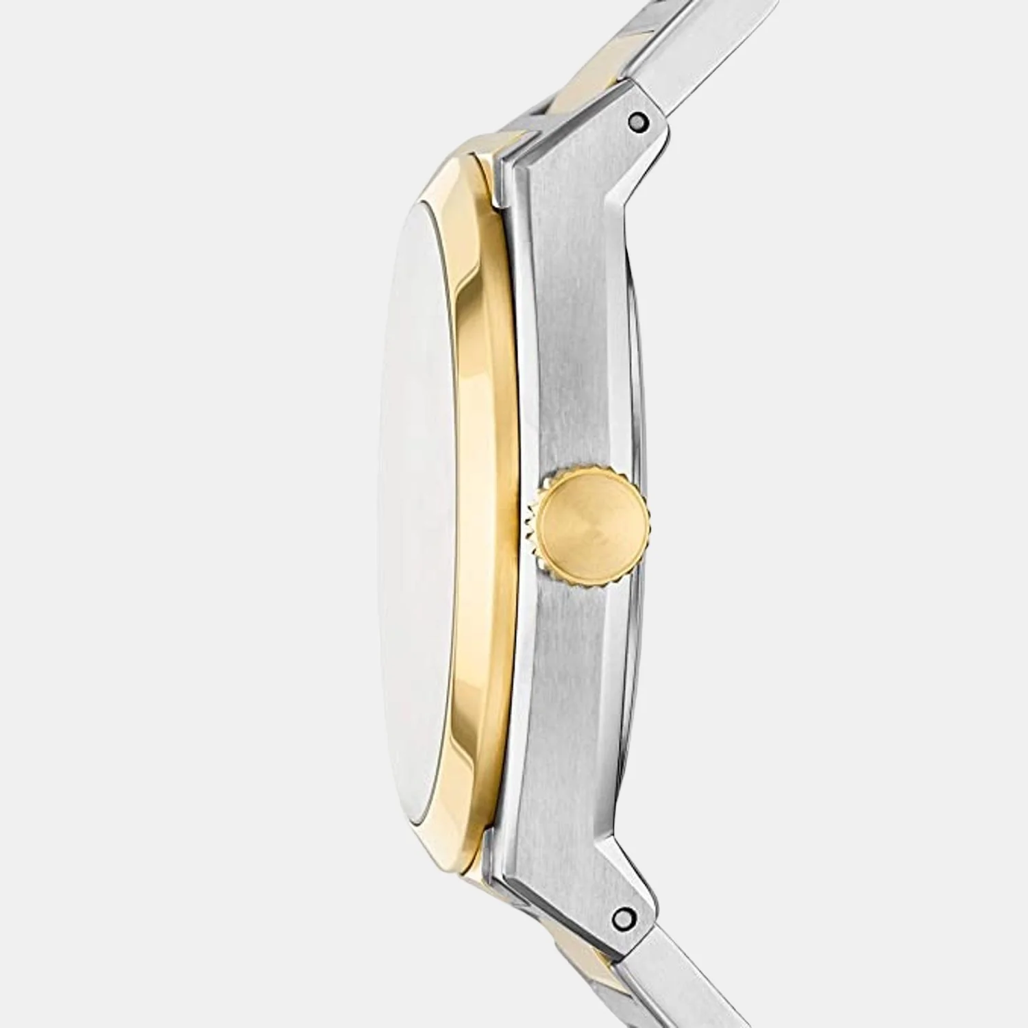 Everett Men Quartz Cream Dial Analog Stainless Steel Watch FS5823 - Image 2
