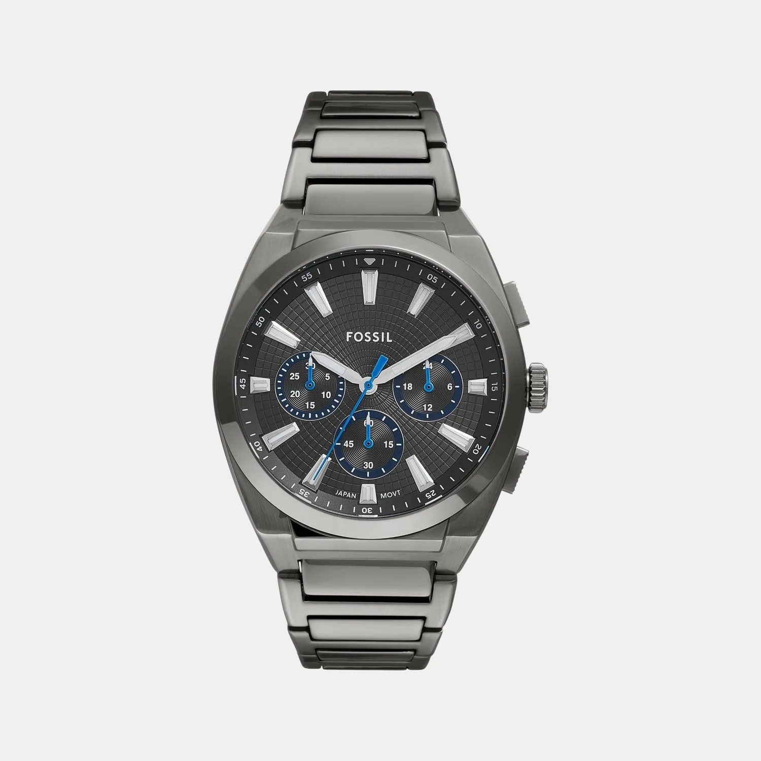 Everett Men Quartz Grey Dial Chronograph Stainless Steel Watch FS6107