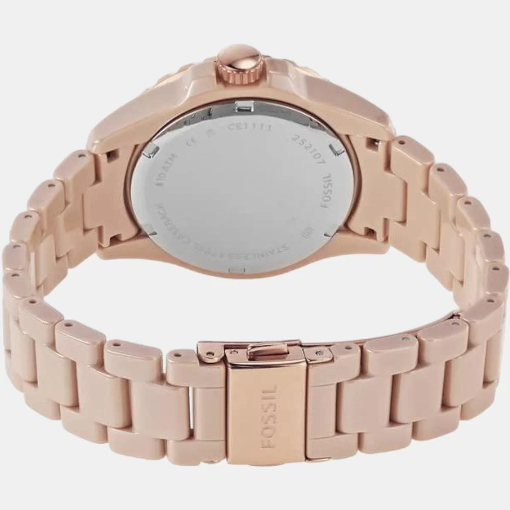 Fb-01 Women Quartz Brown Dial Analog Ceramic Watch CE1111 - Image 6