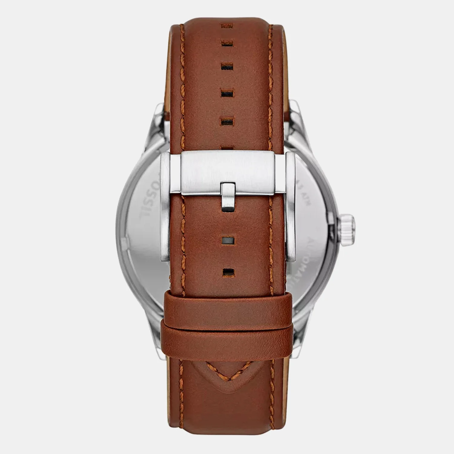 Flynn Men Automatic Black Dial Analog Leather Watch BQ2386 - Image 4