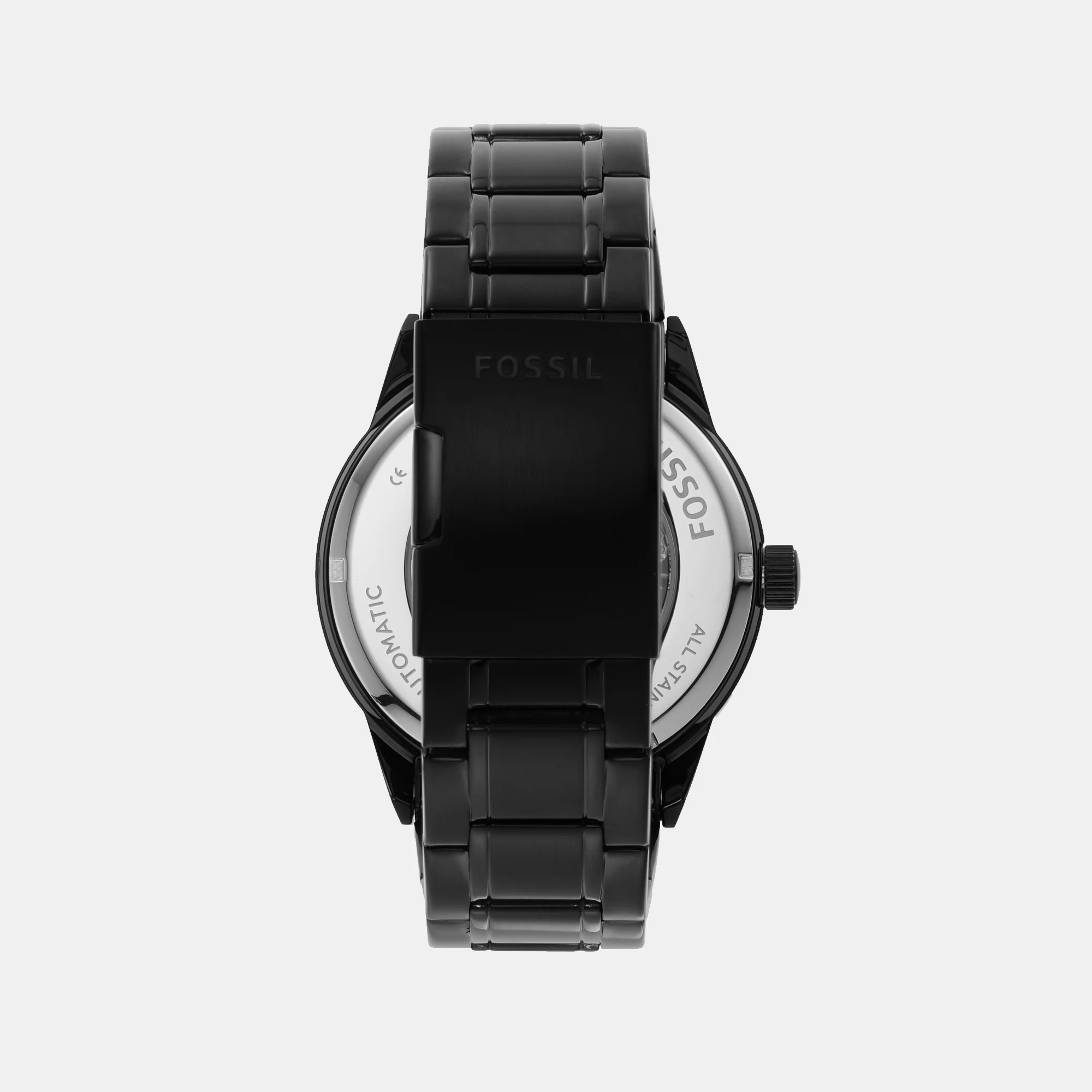 Flynn Men Automatic Black Dial Analog Stainless Steel Watch BQ2092 - Image 7