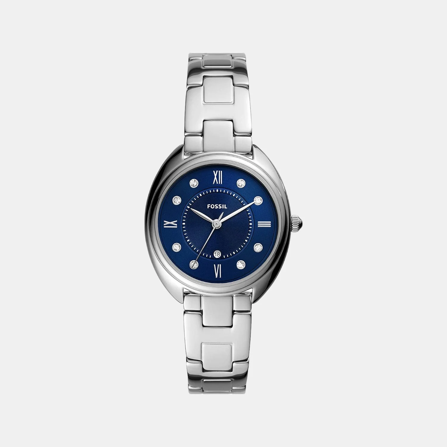Gabby Women Quartz Blue Dial Analog Stainless Steel Watch ES5087
