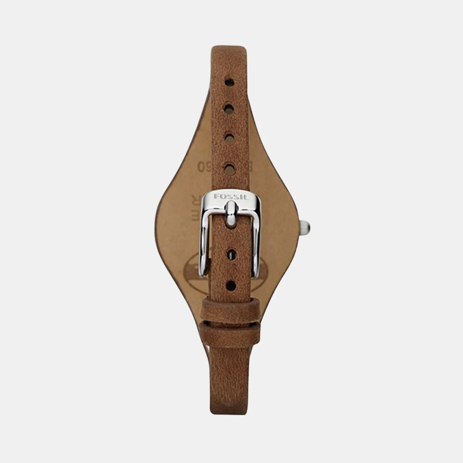 Georgia Women Quartz Silver Dial Analog Leather Watch ES3060 - Image 2