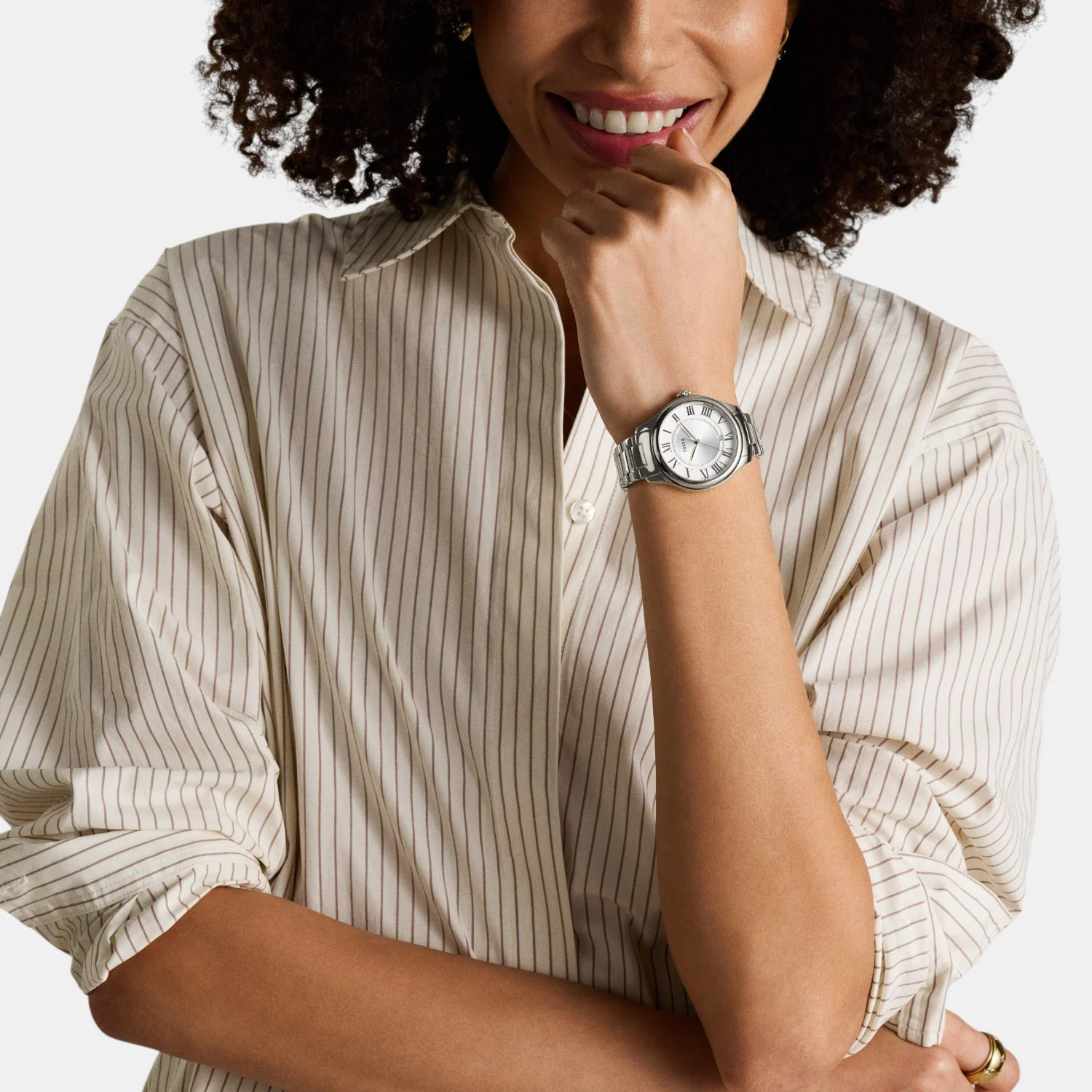 Gilmore Women Quartz Silver Dial Analog Stainless Steel Watch ES5393 - Image 4