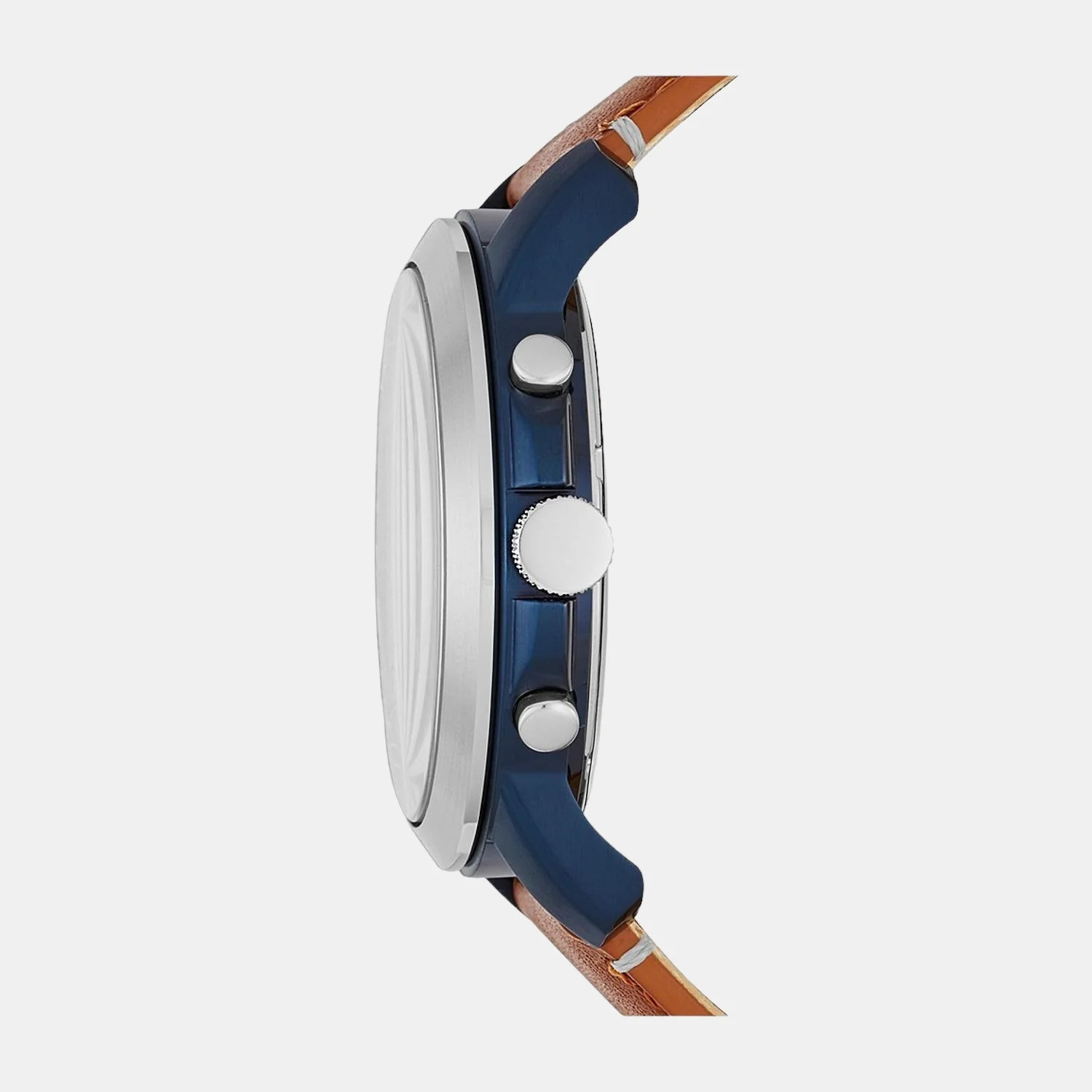 Grant Men Quartz Blue Dial Chronograph Leather Watch FS5151 - Image 2