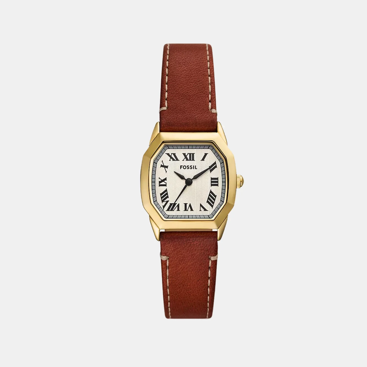 Harlow Women Quartz Cream Dial Analog Leather Watch ES5364 - Image 2