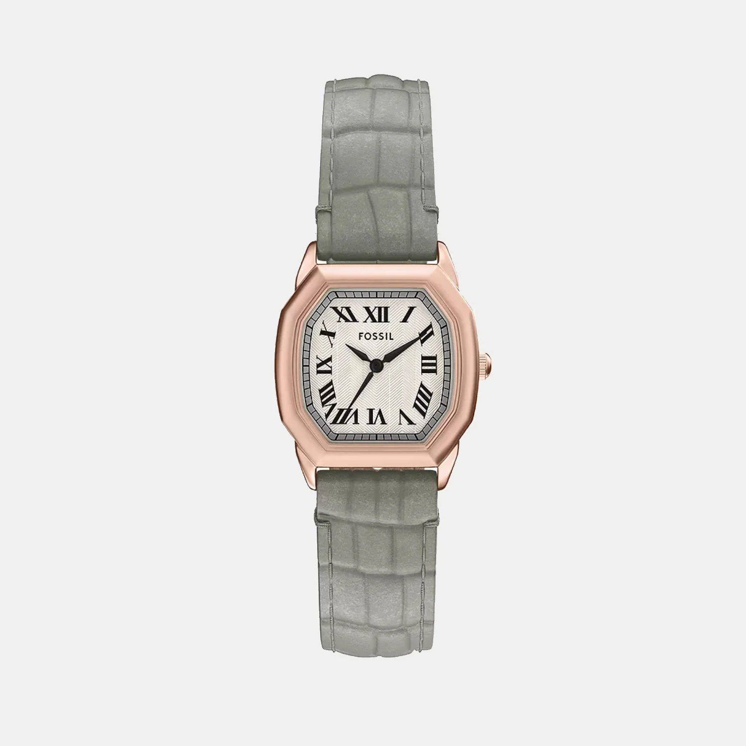 Harlow Women Quartz Cream Dial Analog Leather Watch ES5435