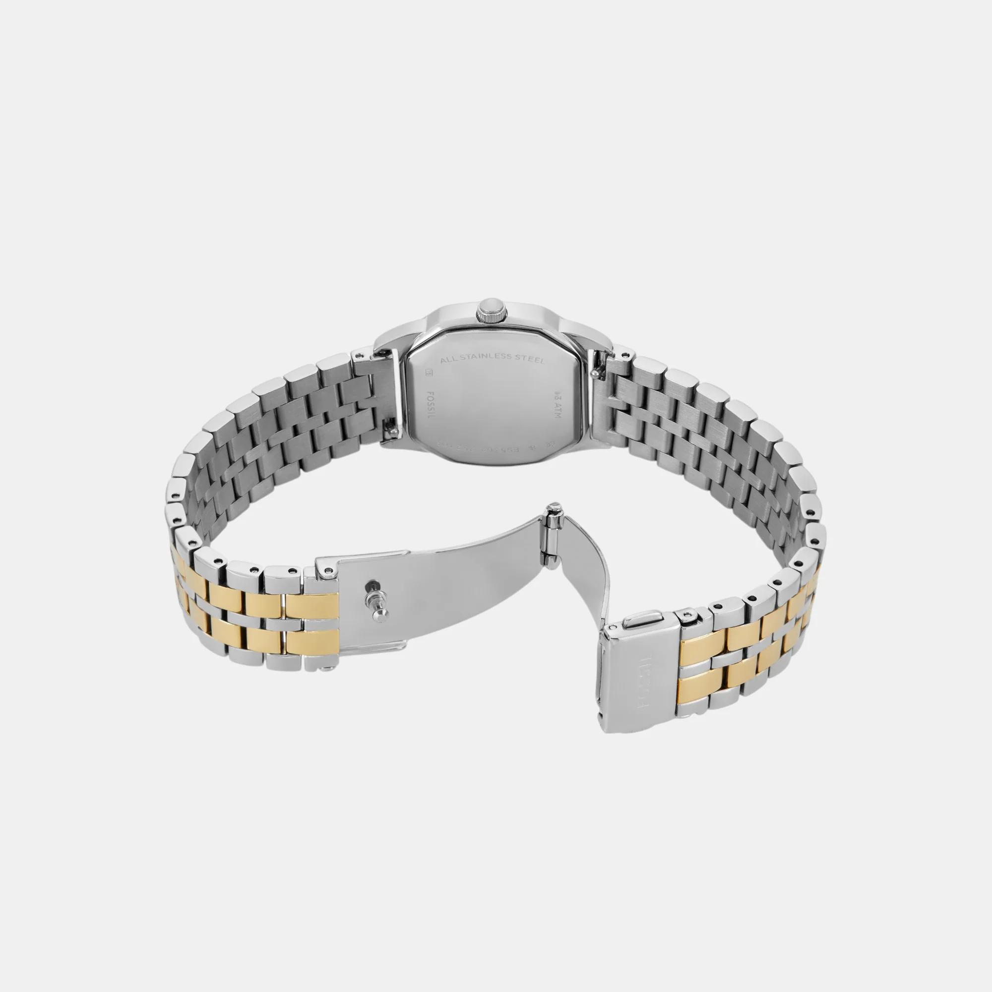 Harlow Women Quartz Cream Dial Analog Stainless Steel Watch ES5362 - Image 7