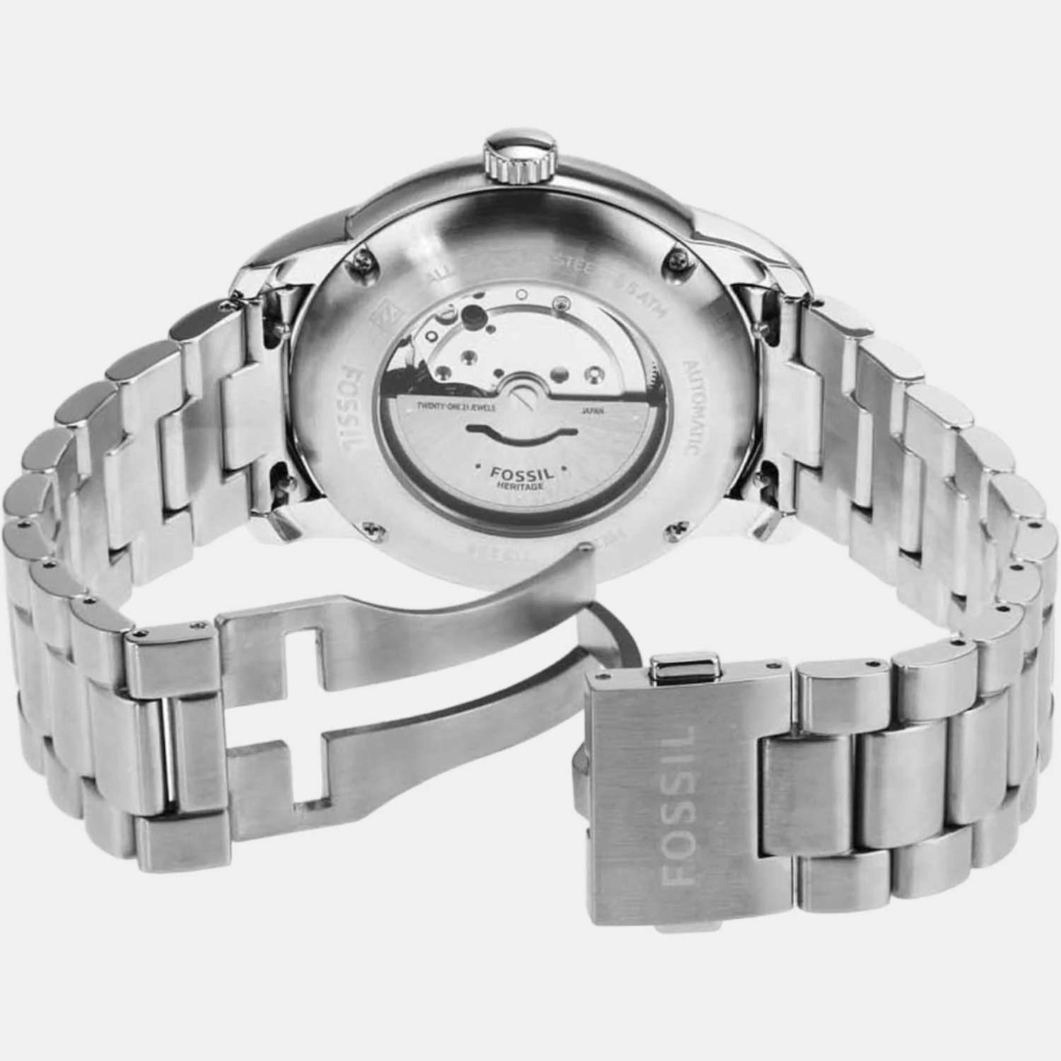 Heritage Men Automatic Gold Dial Analog Stainless Steel Watch ME3231 - Image 2