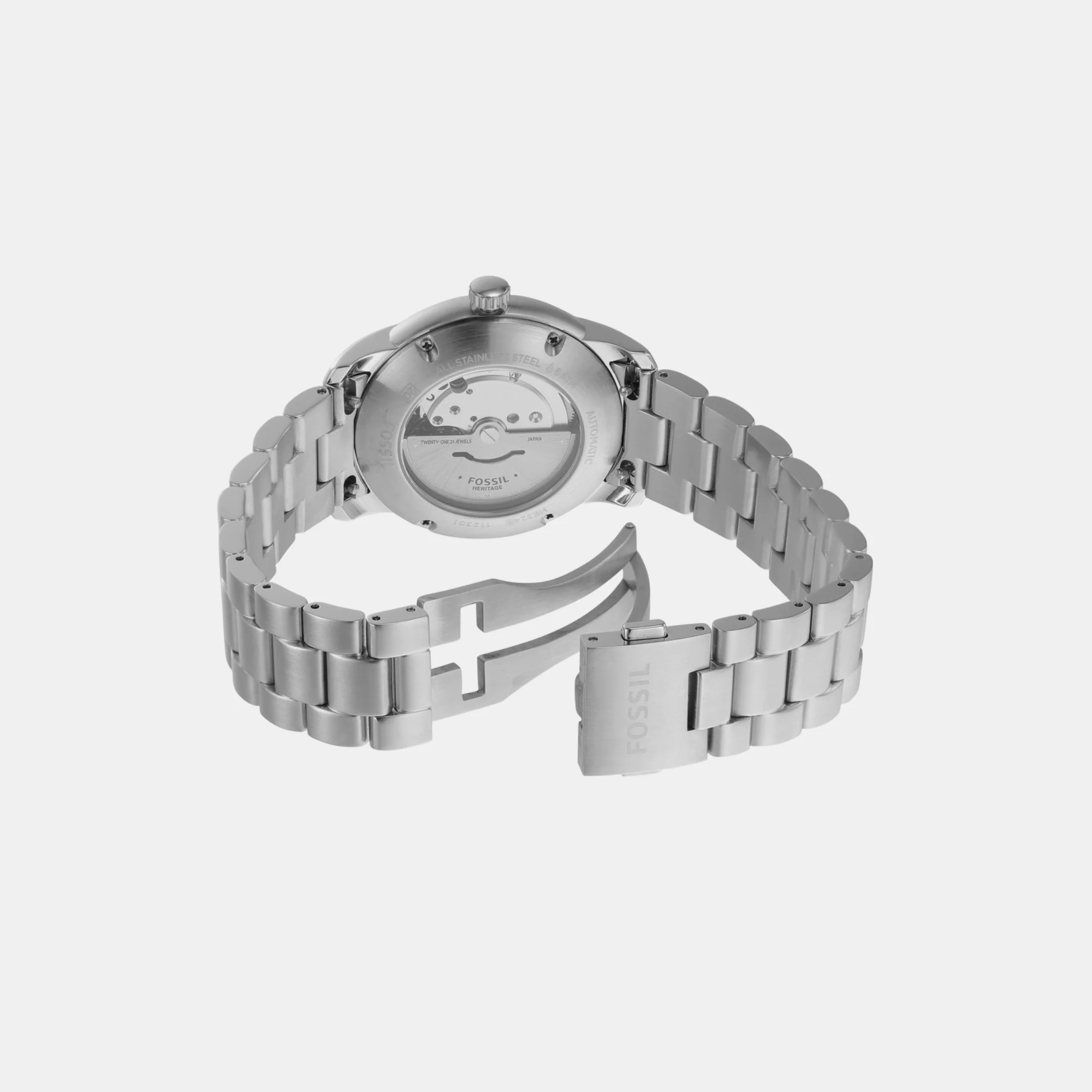 Heritage Women Automatic Blue Dial Analog Stainless Steel Watch ME3245 - Image 2