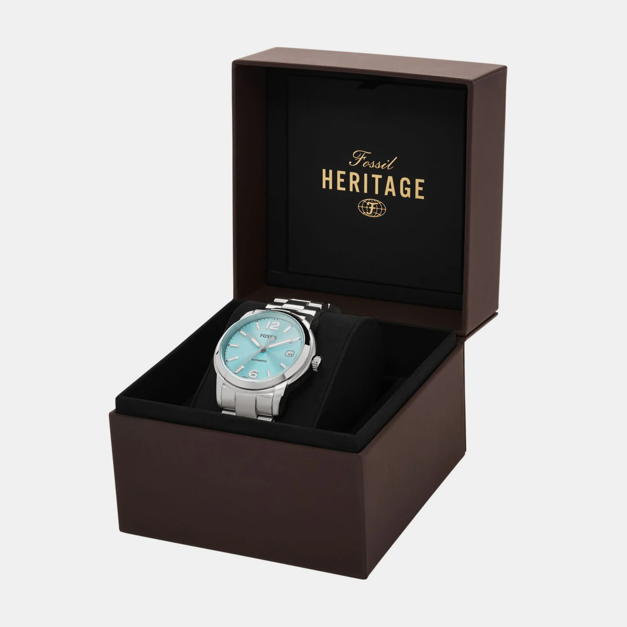 Heritage Women Automatic Blue Dial Analog Stainless Steel Watch ME3245 - Image 5