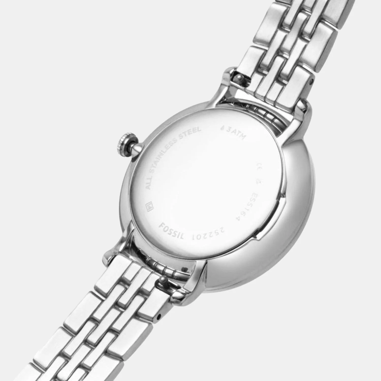 Jacqueline Women Quartz White Dial Analog Stainless Steel Watch ES5164 - Image 5