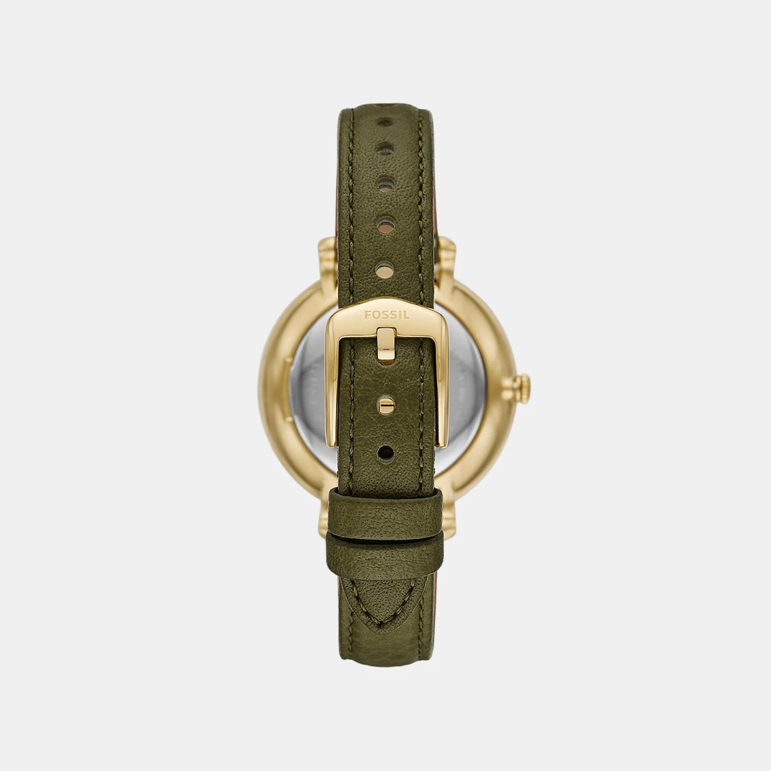 Jacqueline Women Solar Green Dial Analog Leather Watch ES5122 - Image 2