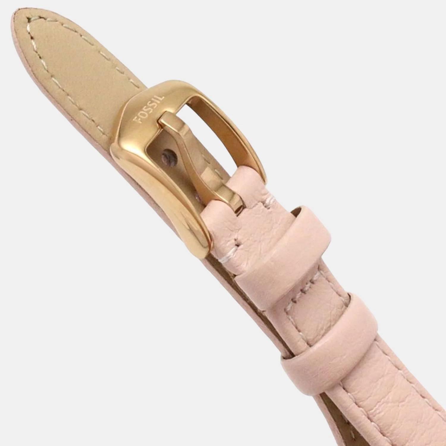 Jacqueline Women Solar Mother Of Pearl Dial Analog Leather Watch ES5092 - Image 5