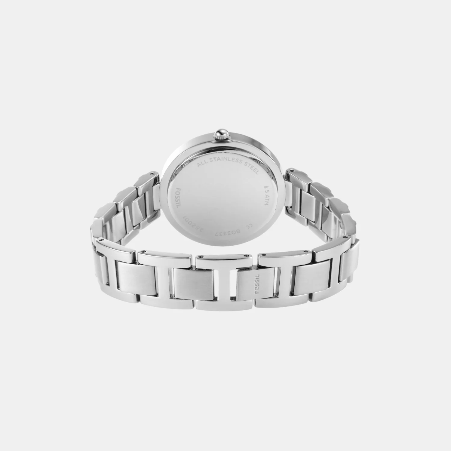 Karli Women Quartz White Mother Of Pearl Dial Analog Stainless Steel Watch BQ3337 - Image 4