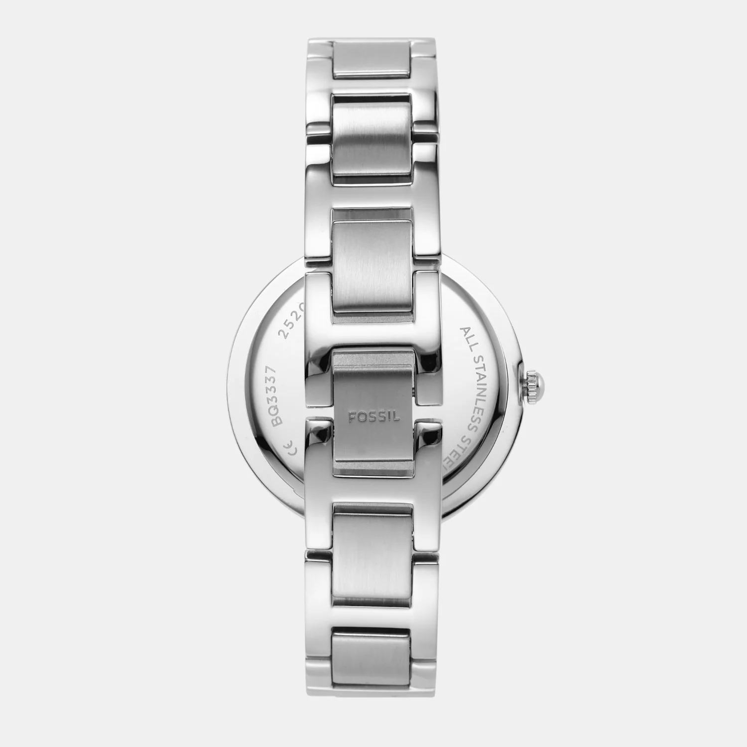 Karli Women Quartz White Mother Of Pearl Dial Analog Stainless Steel Watch BQ3337 - Image 5