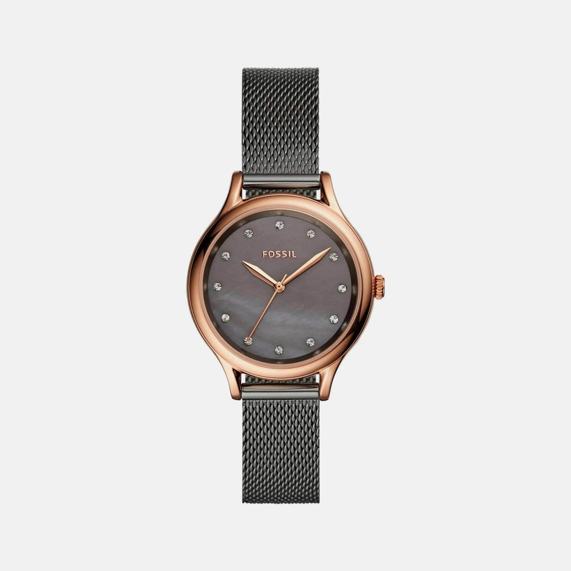 Laney Women Quartz Mother Of Pearl Dial Analog Mesh Watch BQ3393 - Image 2