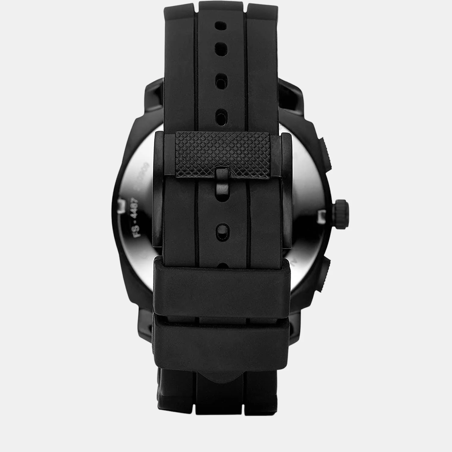 Machine Men Quartz Black Dial Chronograph Silicone Watch FS4487 - Image 3