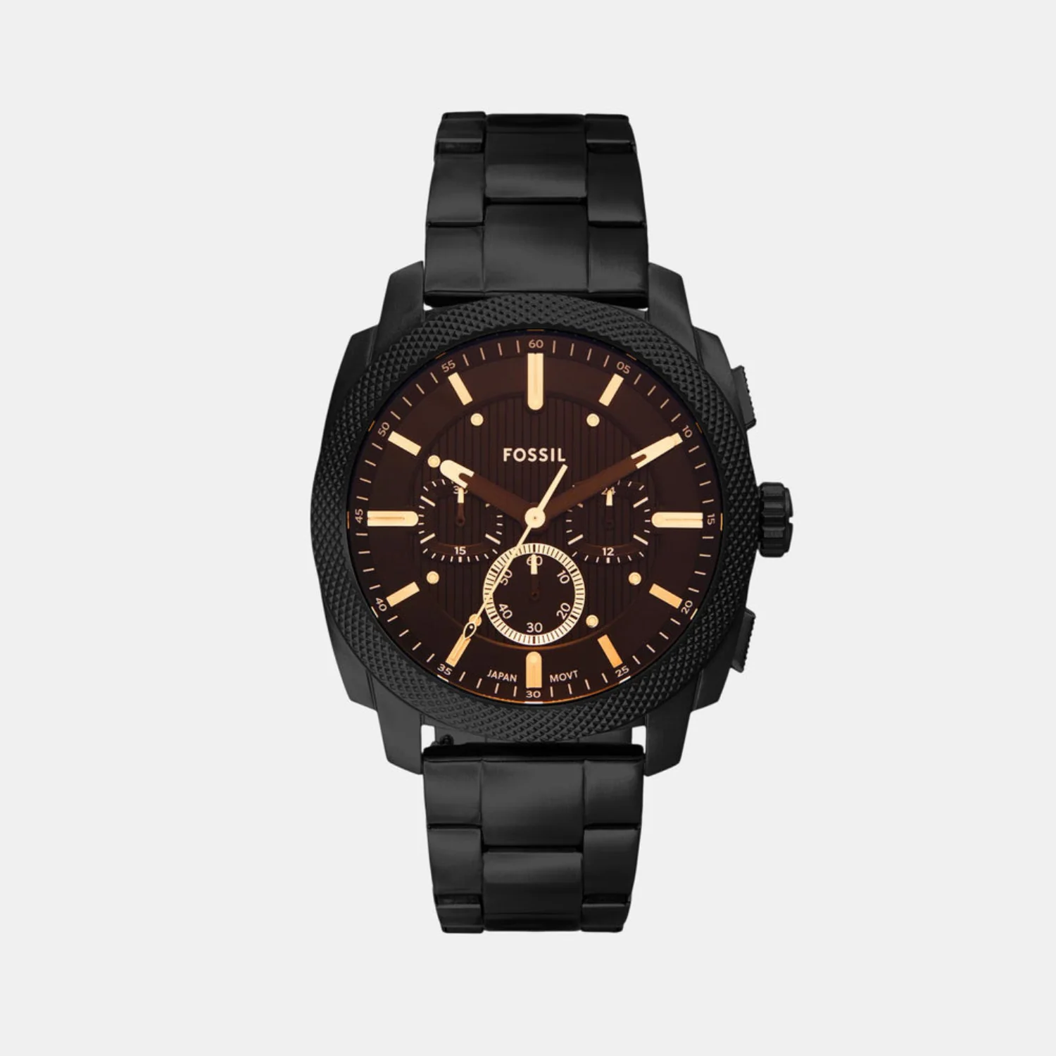 Machine Men Quartz Black Dial Chronograph Stainless Steel Watch FS6097 - Image 2
