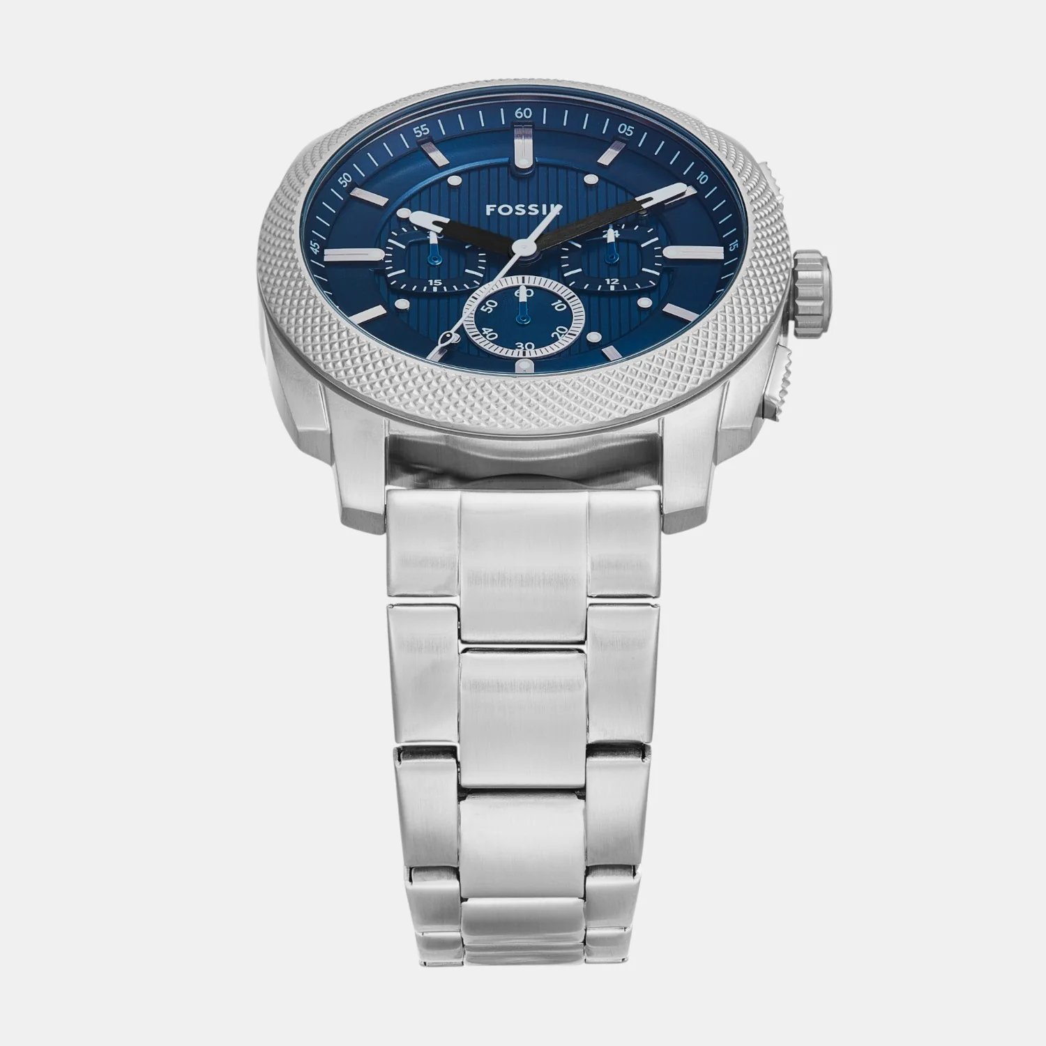Machine Men Quartz Blue Dial Chronograph Stainless Steel Watch FS6096 - Image 3